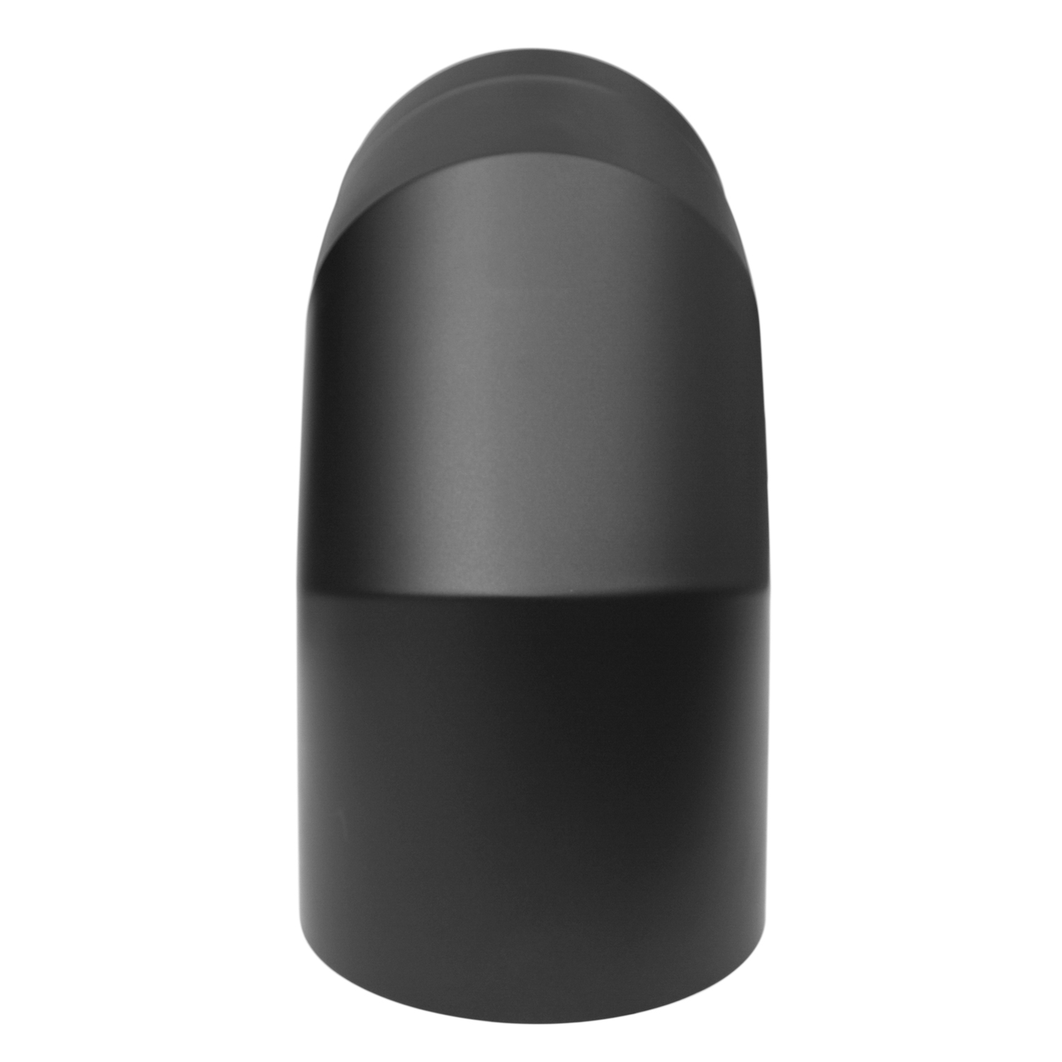 Raik Izoker Rauchrohrbogen 150mm schwarz doppelwandig 90° ohne Tür für Rauchrohr / Ofenrohr