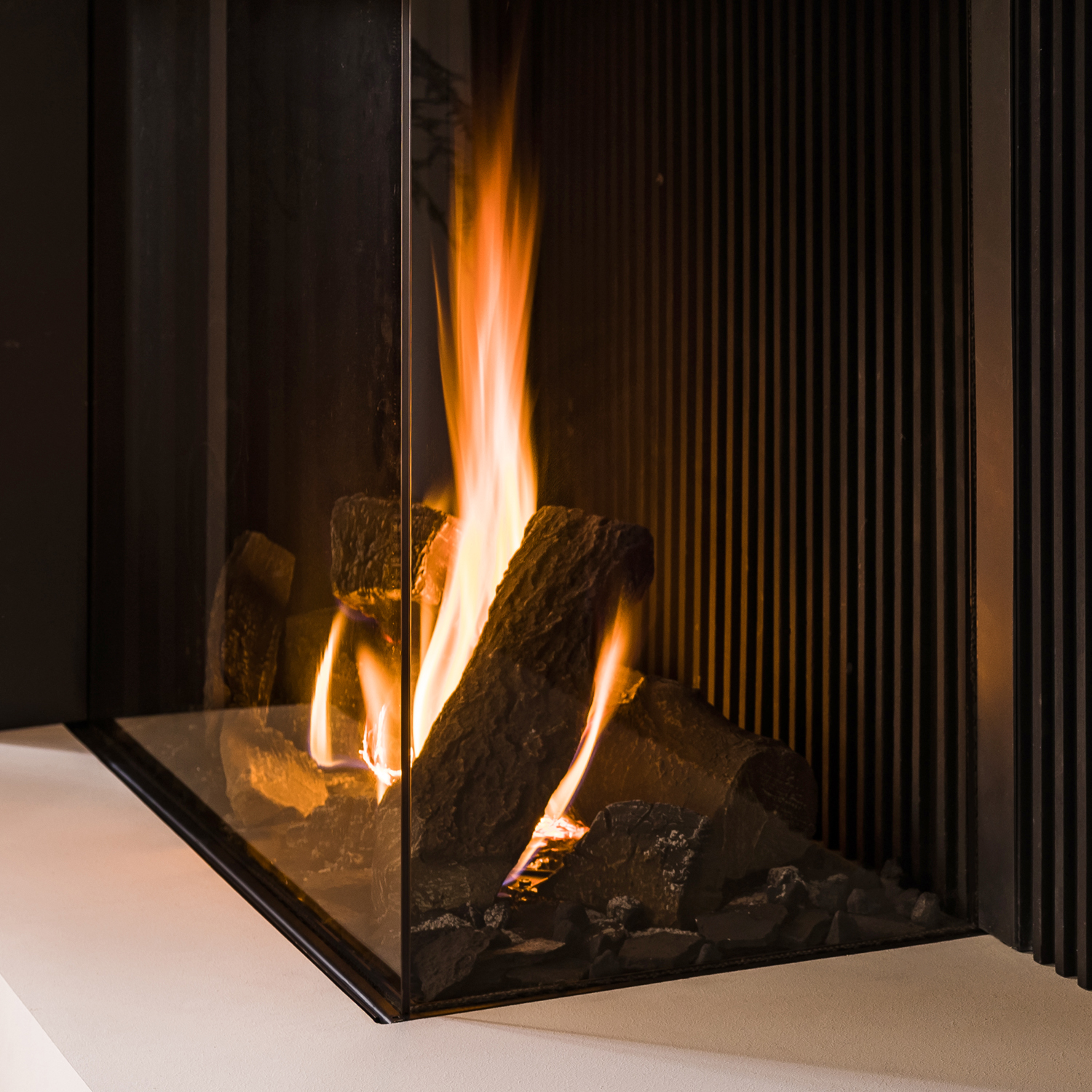 Trimline Fires Trimline 83 Corner Right Gas Kamineinsatz G30/G31