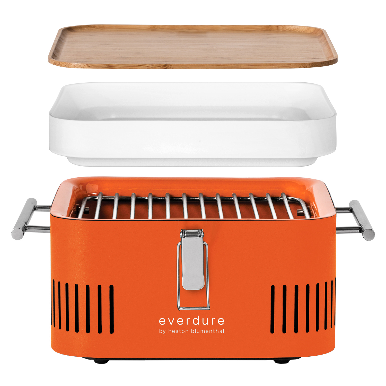 Everdure CUBE Holzkohlegrill Orange + Tragetasche