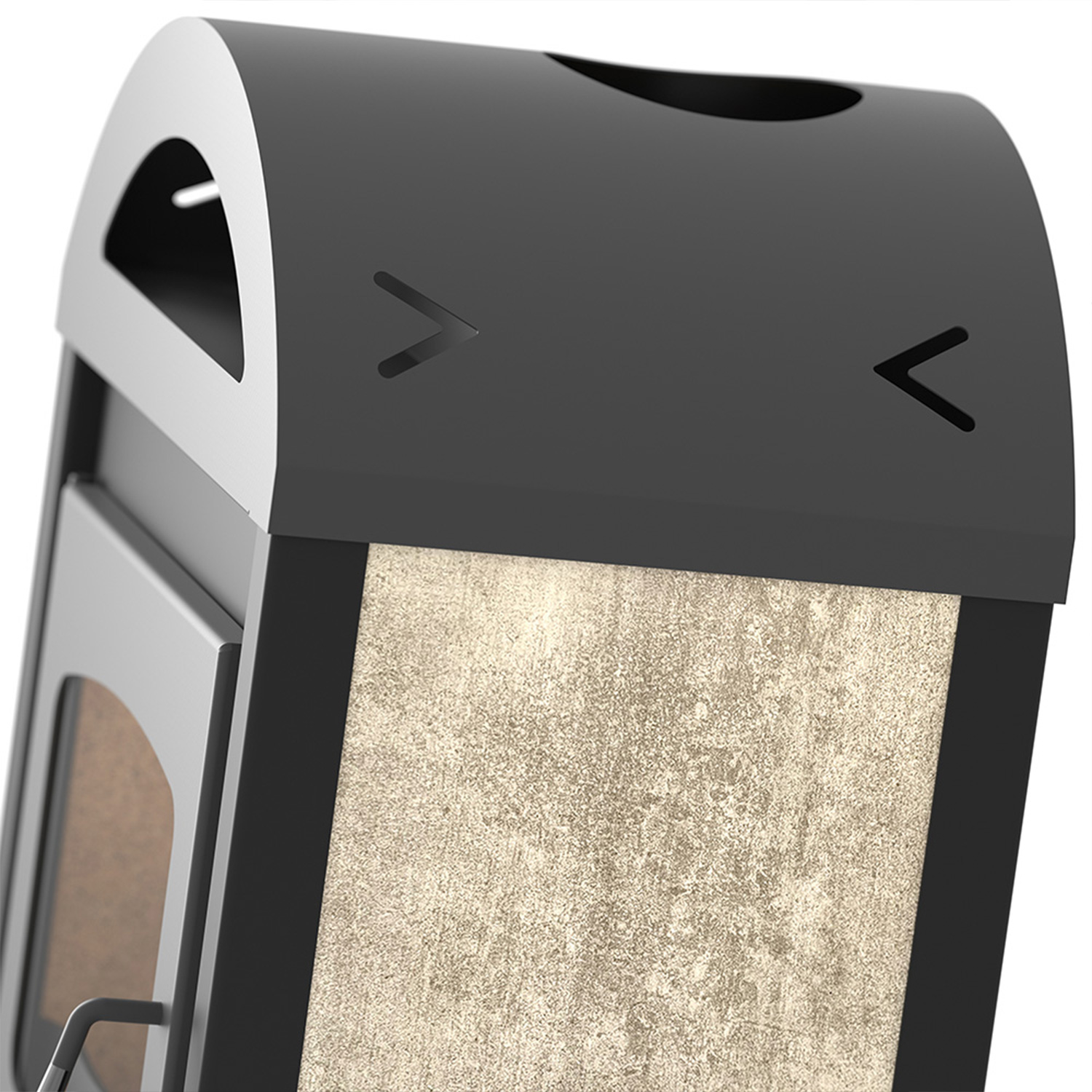 HS Flamingo MELAND Kaminofen White Oak