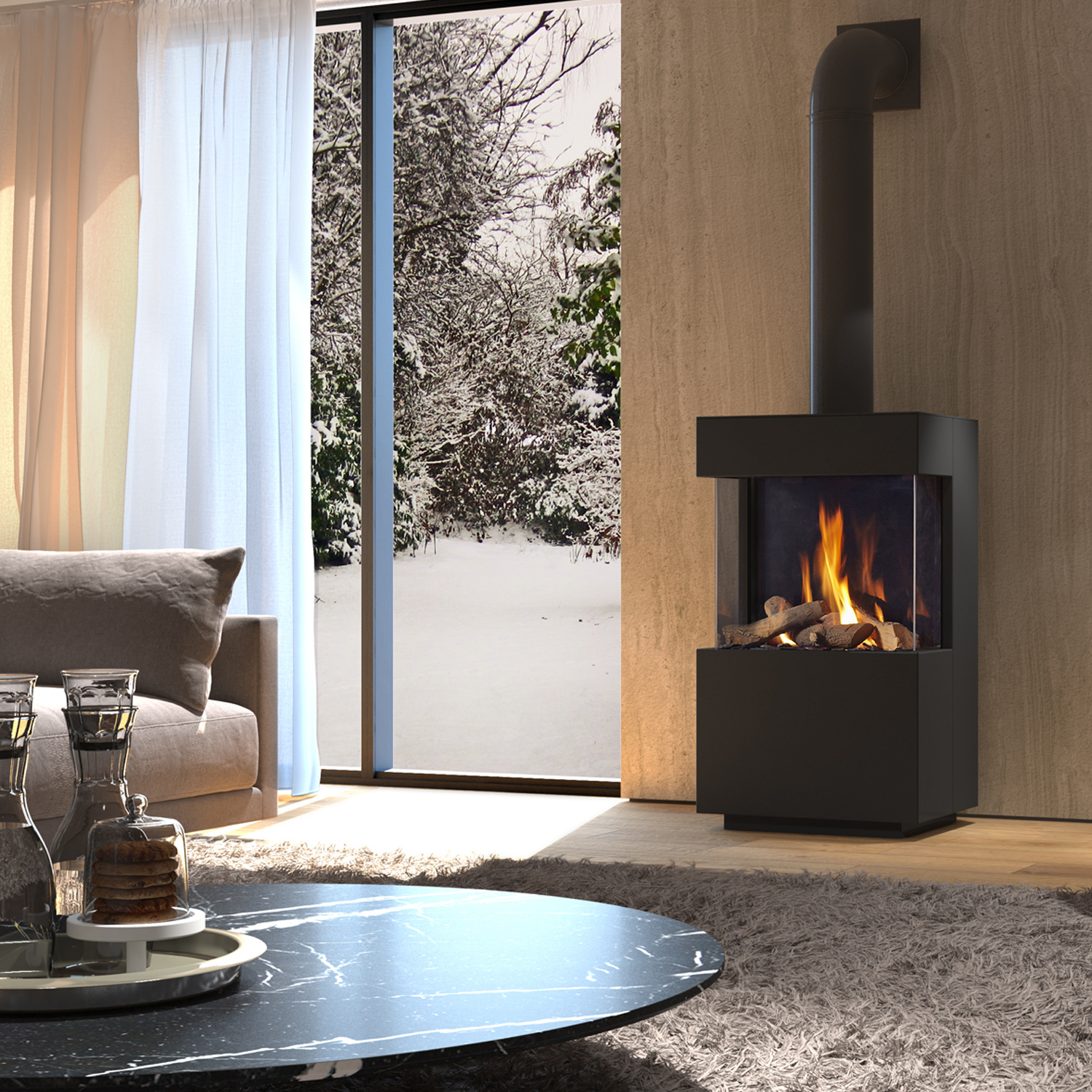 Spartherm DRU Diablo Polo RCE Gas-Kaminofen schwarz/ Ceraglas schwarz G20 Spartherm DRU Diablo Polo RCE Gas-Kaminofen schwarz/ Ceraglas schwarz G20