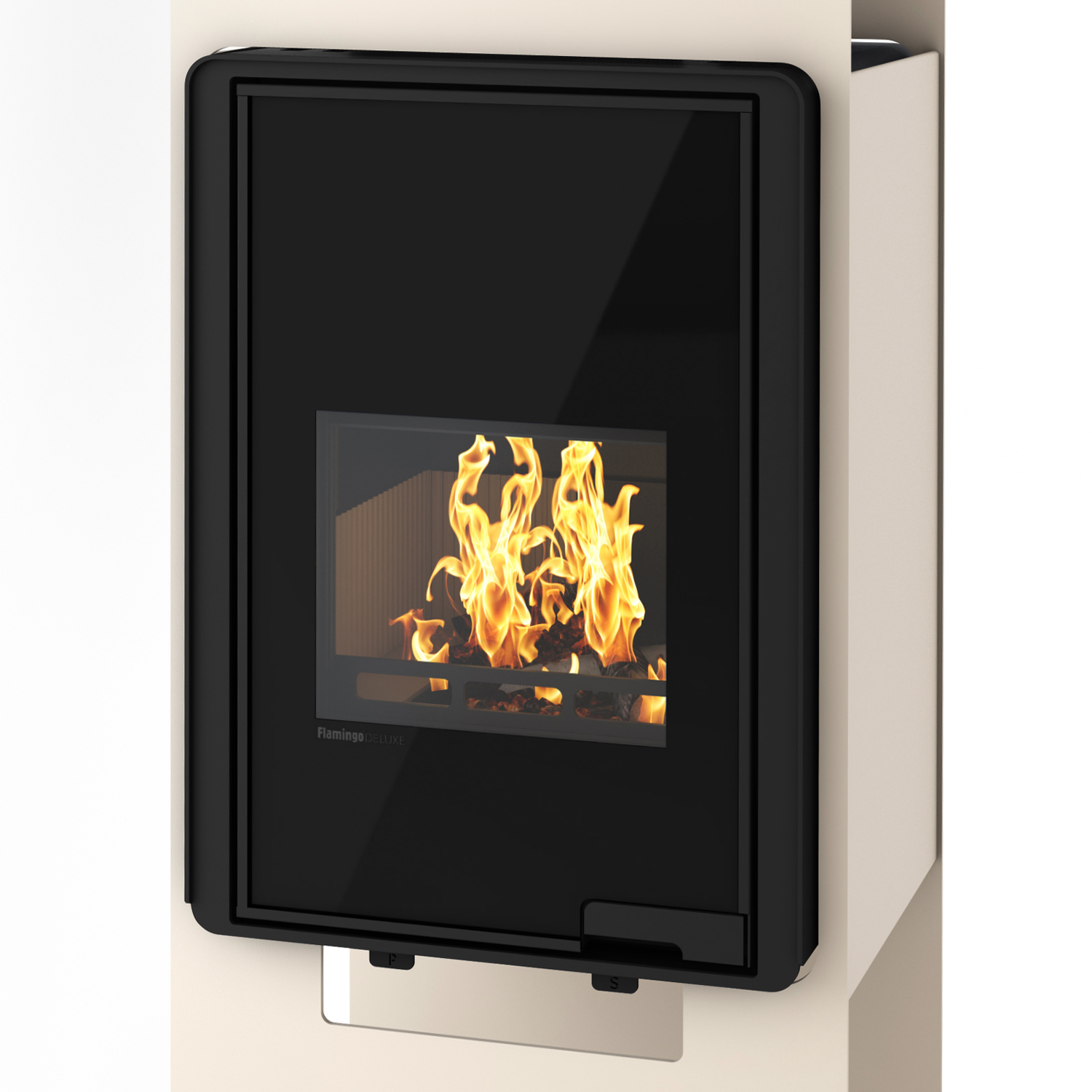 HS Flamingo Deluxe Singa Kaminofen Creme