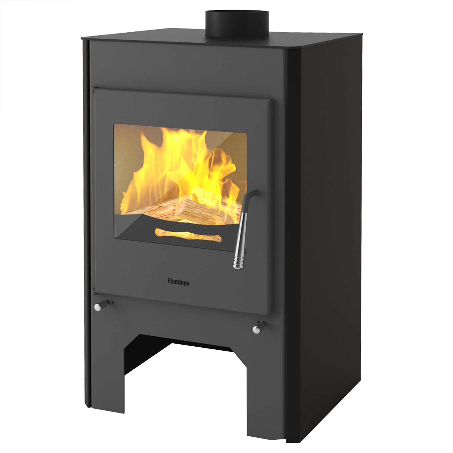 HS Flamingo Espo 3 Kaminofen Schwarz HS Flamingo Espo 3 Kaminofen Schwarz