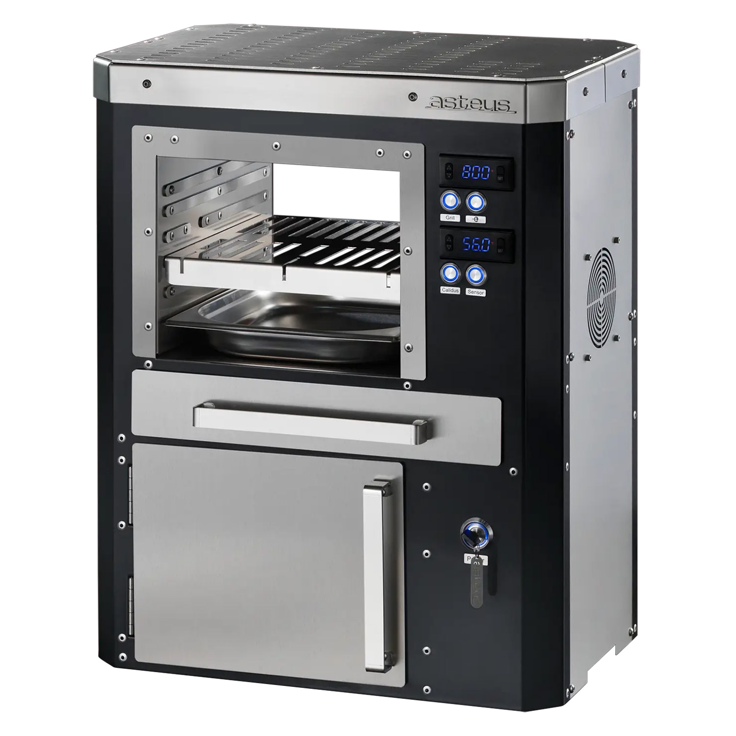 Asteus Segula 800° Lifestyle Elektrogrill schwarz emailliert inkl. Abdeckhaube Asteus Segula 800° Lifestyle Elektrogrill schwarz emailliert inkl. Abdeckhaube