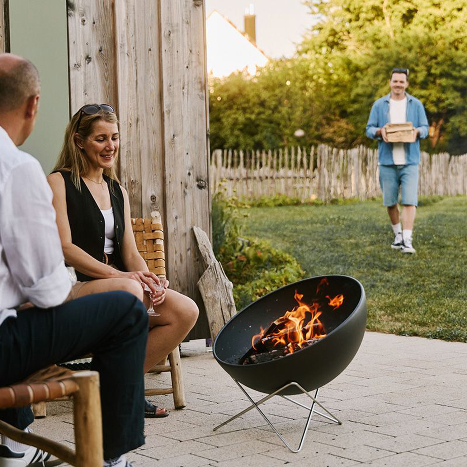 höfats BOWL 57 Feuerschale mit Sternfuß