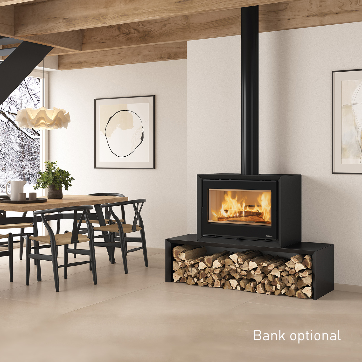 La Nordica Prestige Line Dante Kaminofen Stahl Mattschwarz La Nordica Prestige Line Dante Kaminofen Stahl Mattschwarz