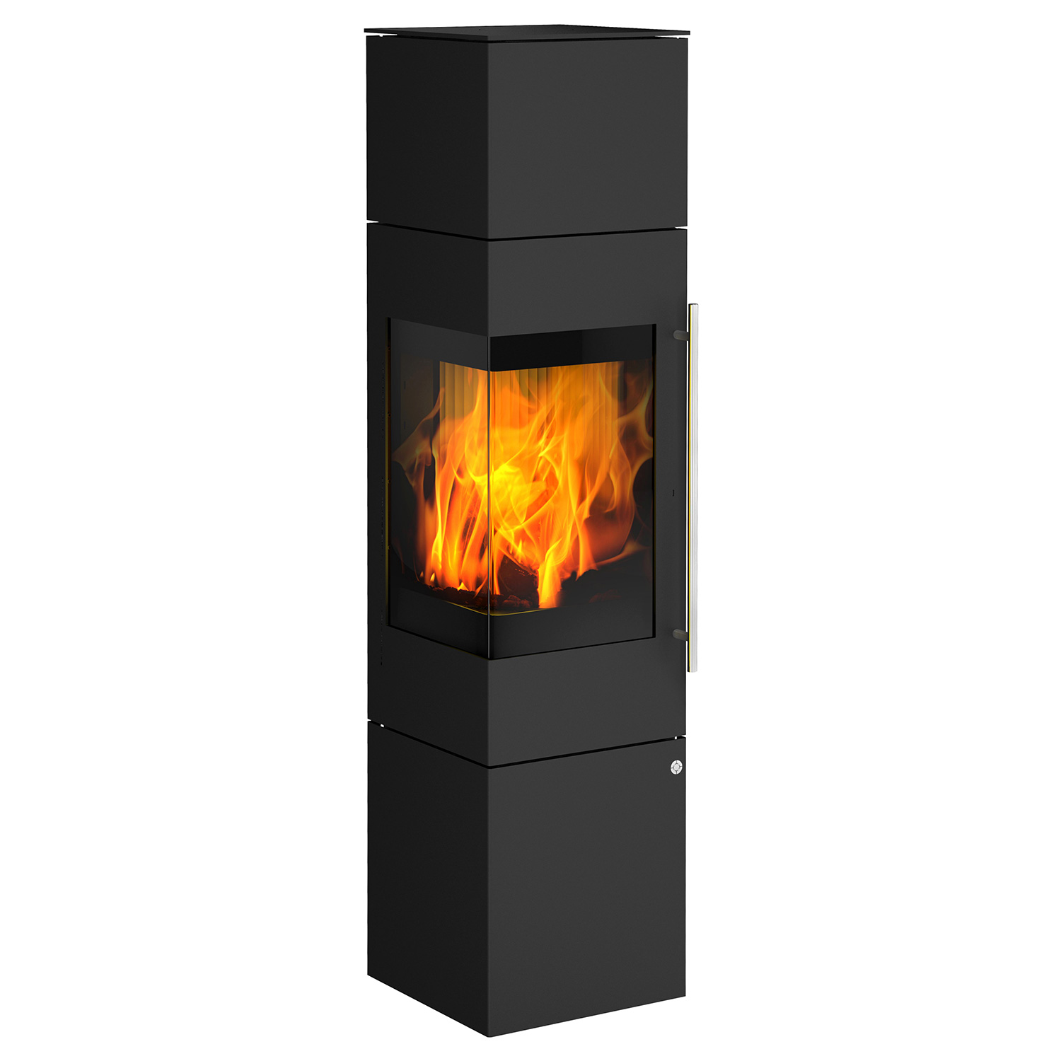 Olsberg Ipala Smart Compact Kaminofen Türanschlag links mit PowerBloc!-Aufsatz Olsberg Ipala Smart Compact Kaminofen Türanschlag links mit PowerBloc!-Aufsatz