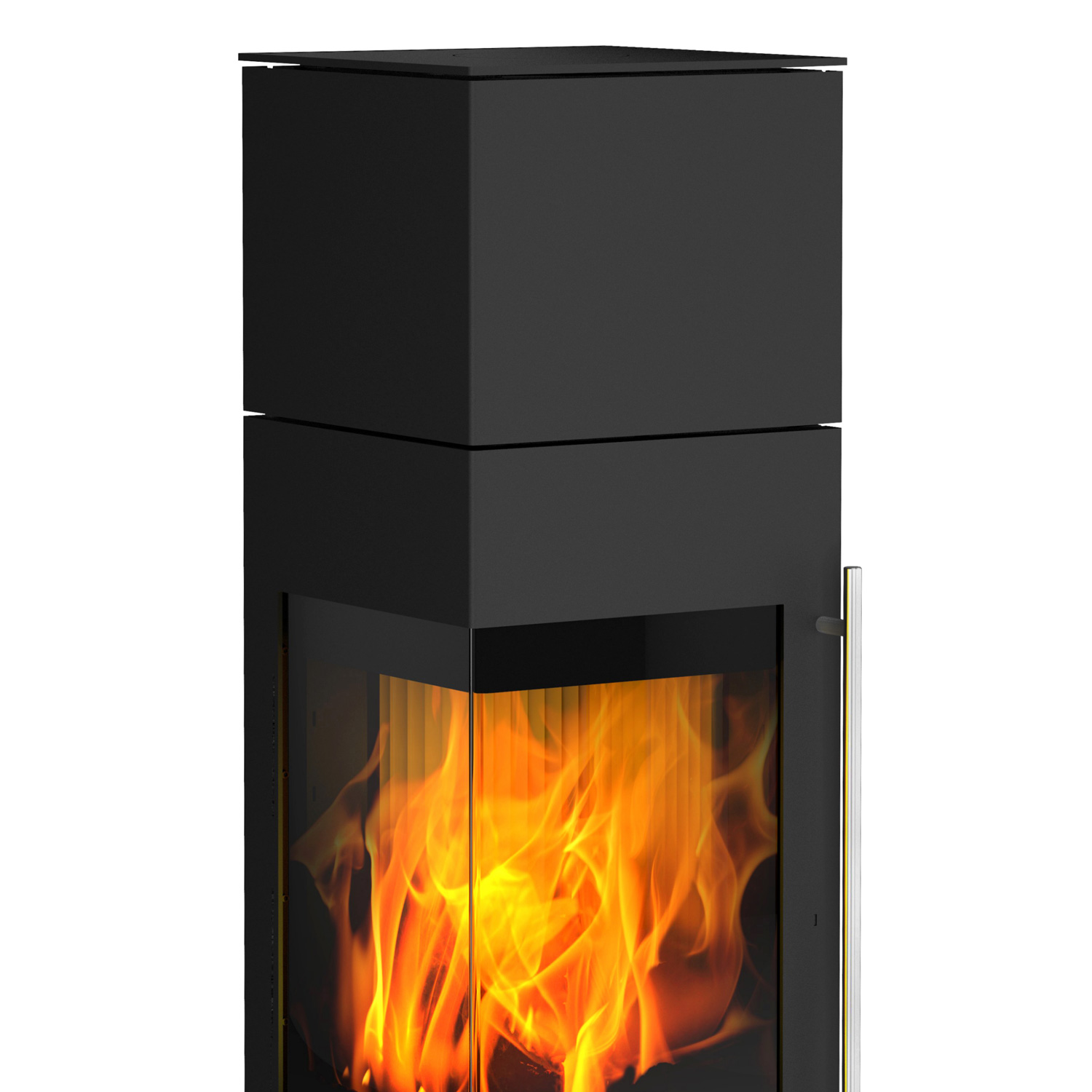 Olsberg Ipala Smart Compact Kaminofen Türanschlag links mit PowerBloc!-Aufsatz Olsberg Ipala Smart Compact Kaminofen Türanschlag links mit PowerBloc!-Aufsatz