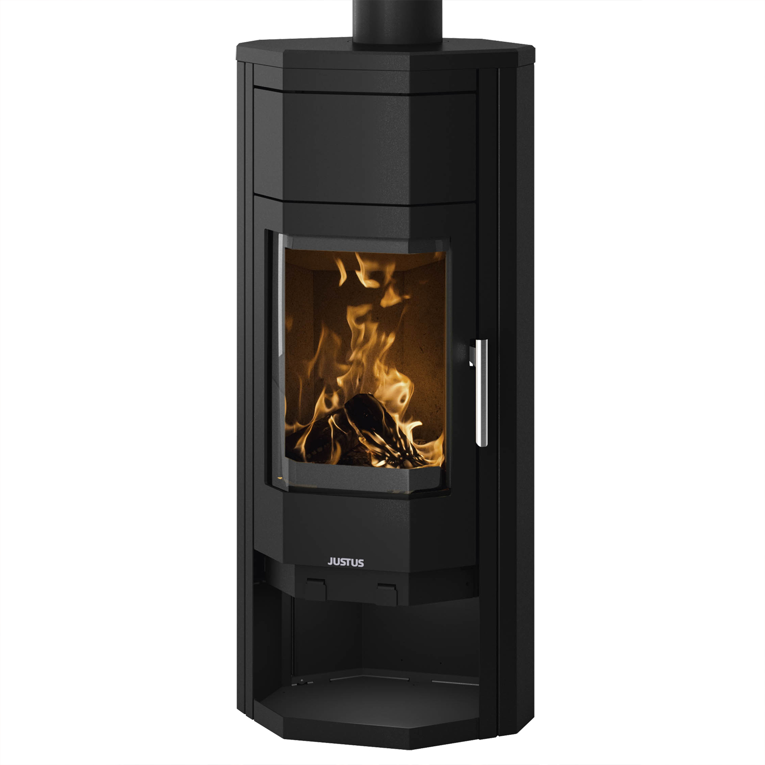 Justus Usedom 5 W+ 2.0 Kaminofen Stahl Schwarz