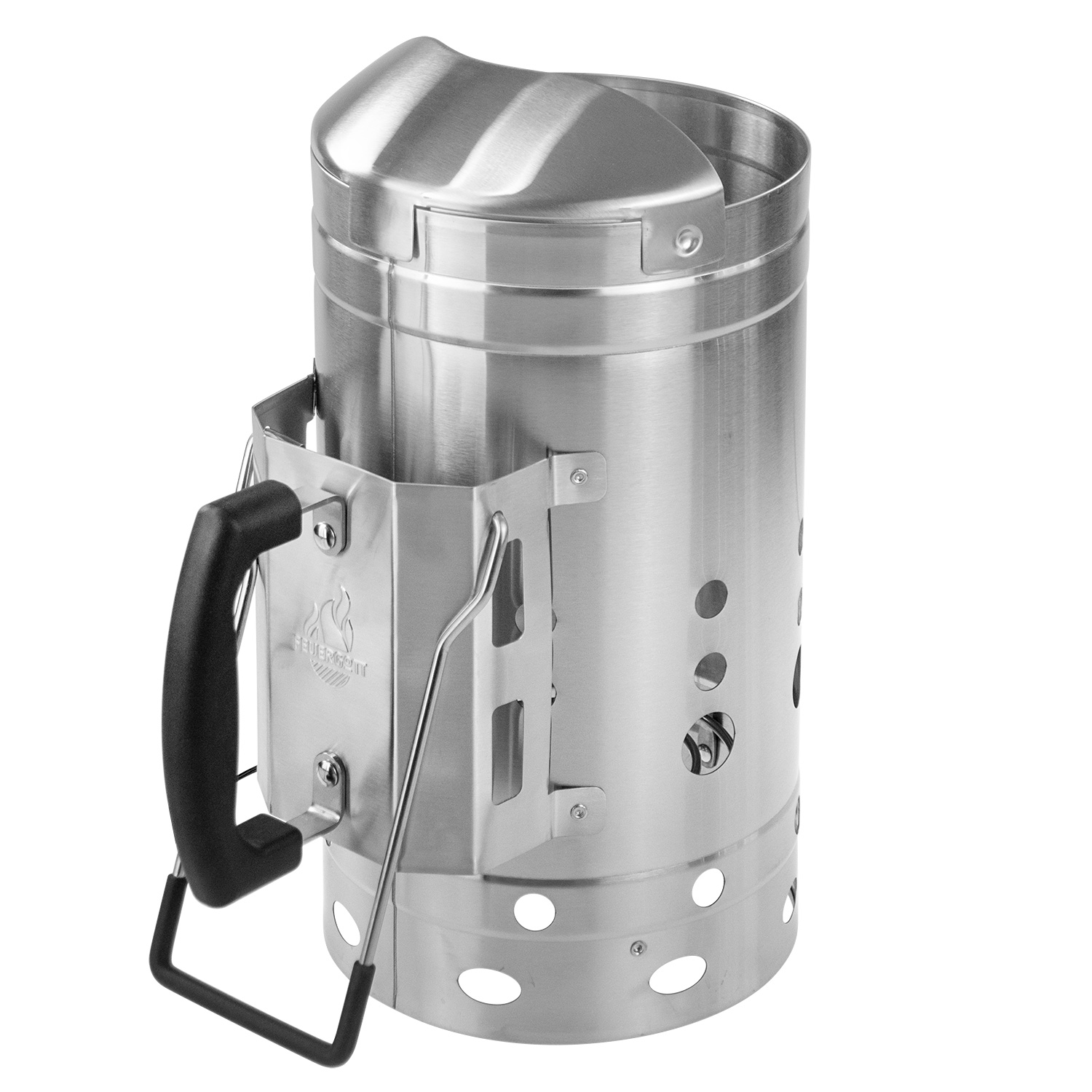 Feuergott Anzündkamin XXL Edelstahl Feuergott Anzündkamin XXL Edelstahl