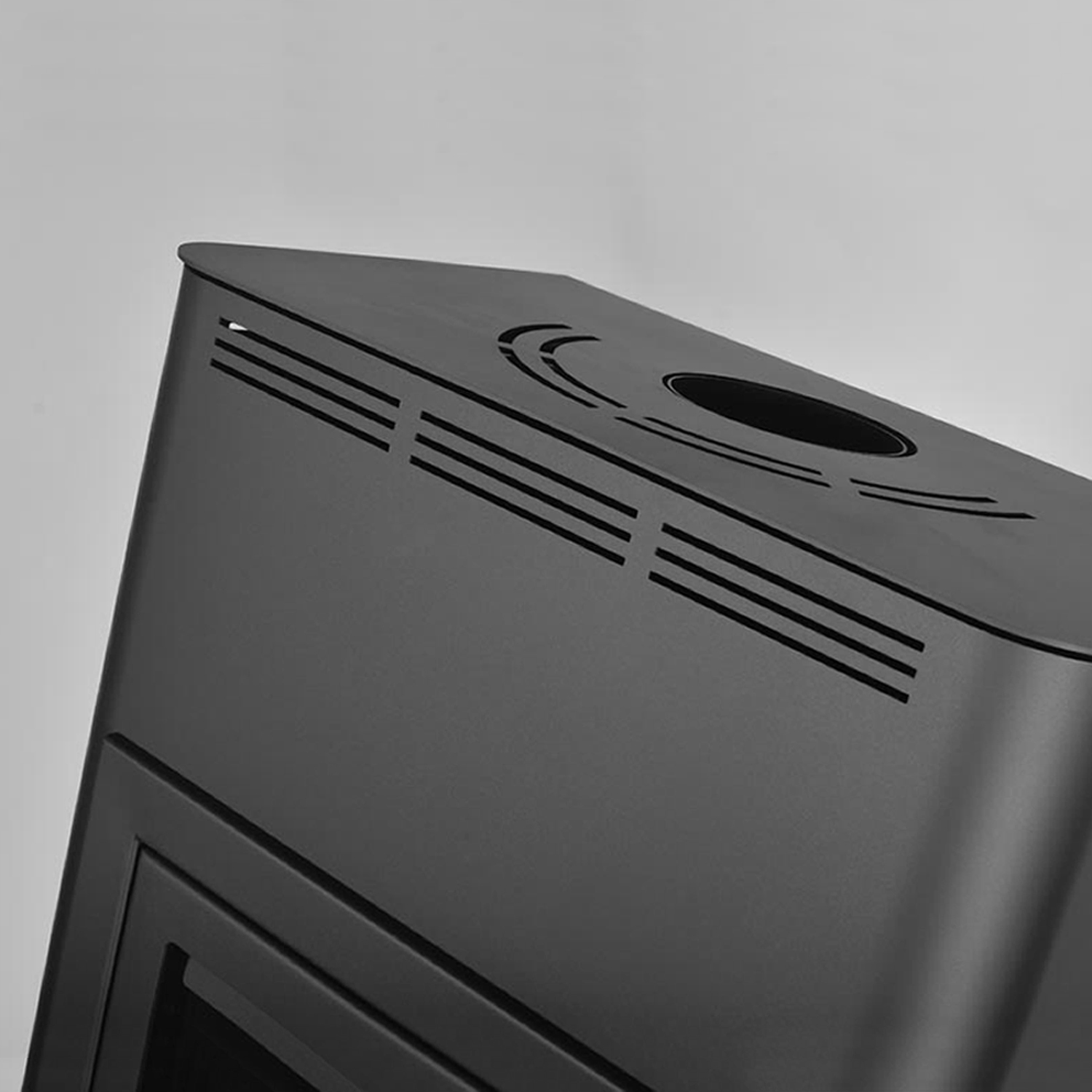 Aquaflam 17 Basic Wasserführender Kaminofen Black Aquaflam 17 Basic Wasserführender Kaminofen Black