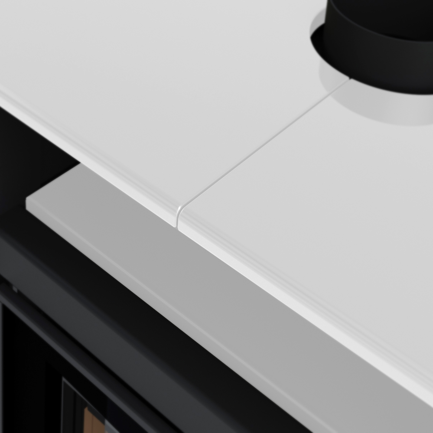 Aquaflam Vario Peru Manual Wasserführender Kaminofen Weiß 11/7 kW