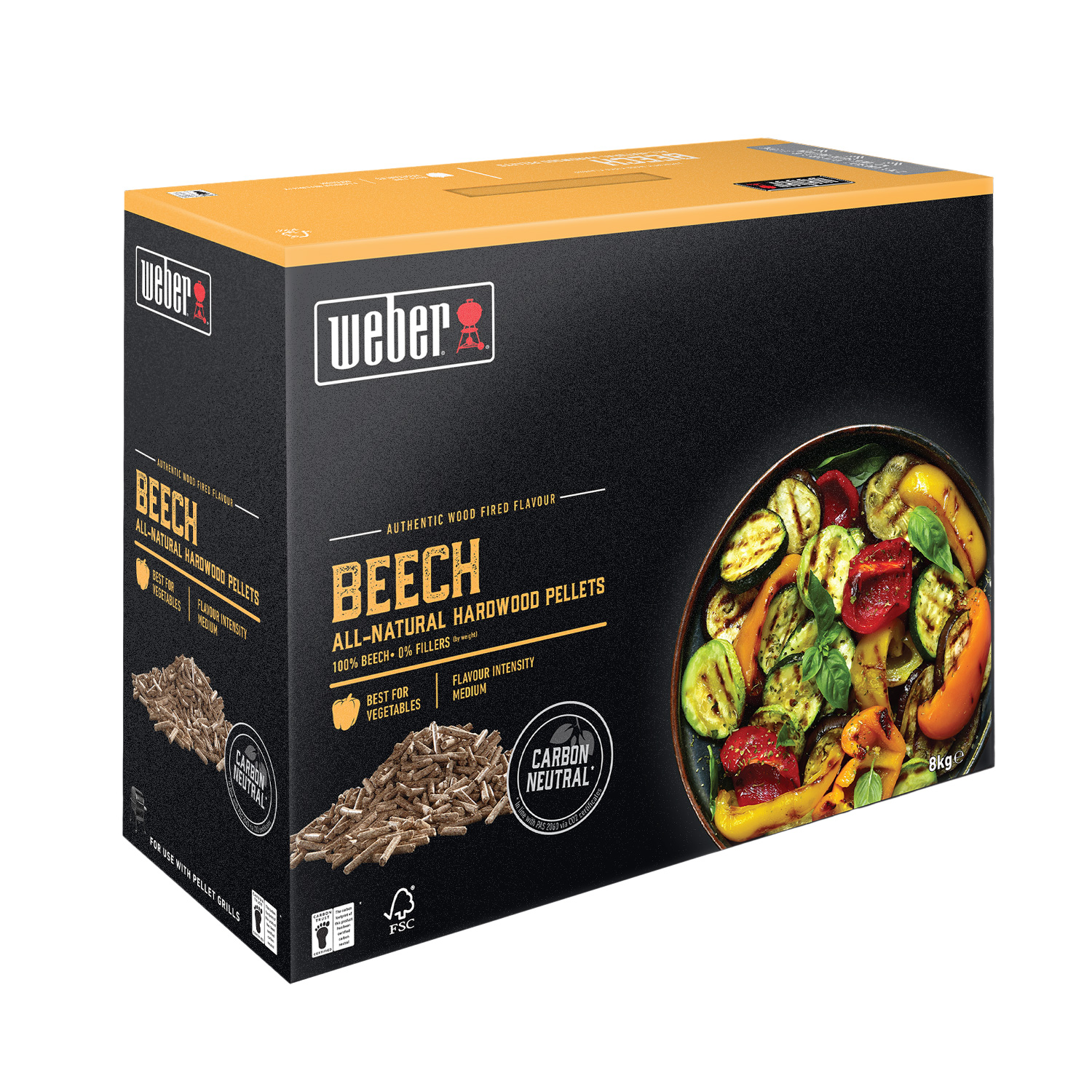 Weber SmokeFire-Hartholzpellets Buche 8 kg Weber SmokeFire-Hartholzpellets Buche 8 kg