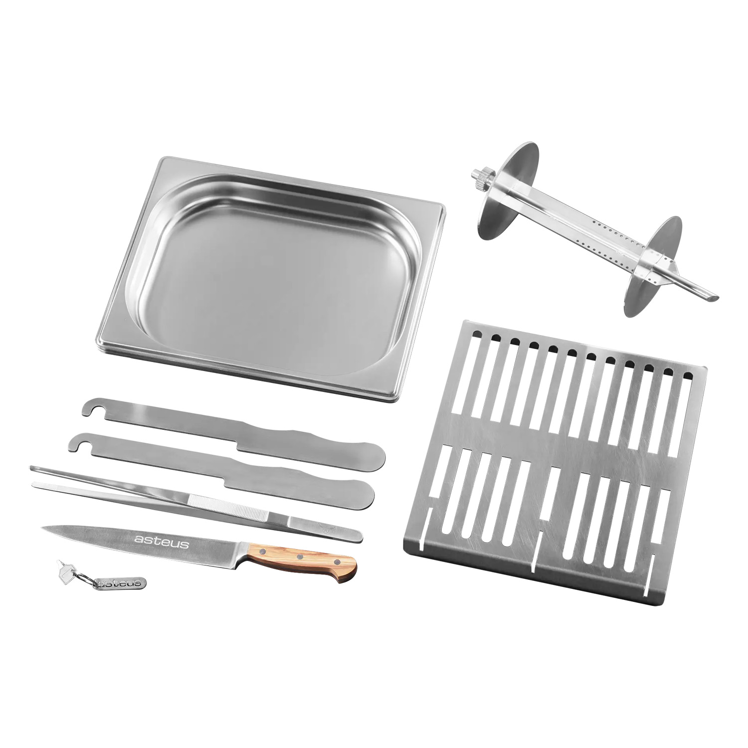 Asteus Tarso 800° Lifestyle Elektrogrill schwarz emailliert