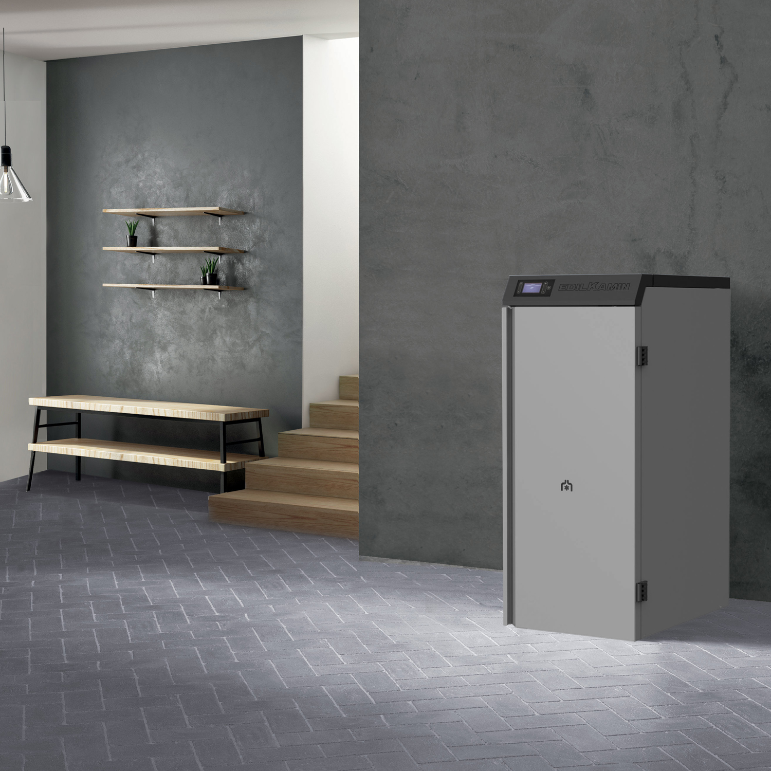 Edilkamin Gora 29 Wasserführender Pelletkessel inkl. Kit R-FX Edilkamin Gora 29 Wasserführender Pelletkessel inkl. Kit R-FX