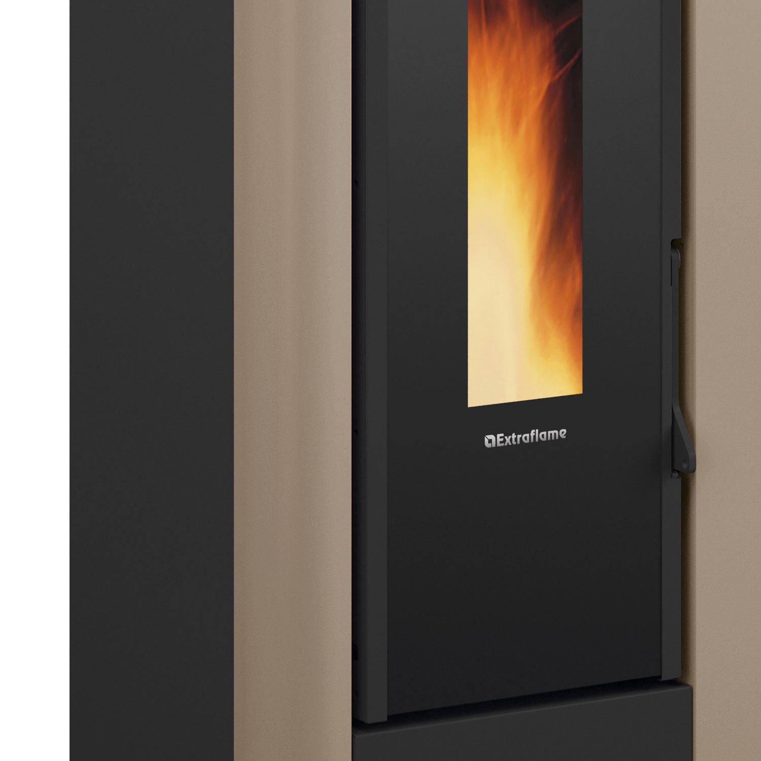 Extraflame Virna Idro 16 Wasserführender Pelletofen Taupe Matt