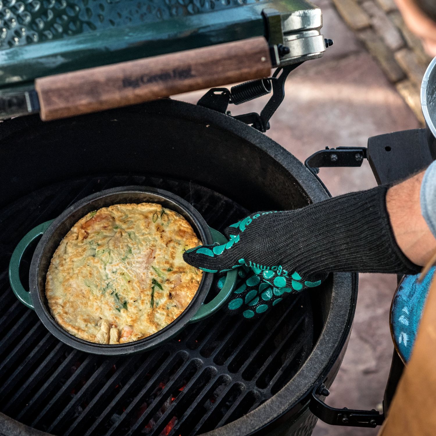 Big Green Egg EGGmitt Grillhandschuh aus Aramid und Silikon Big Green Egg EGGmitt Grillhandschuh aus Aramid und Silikon