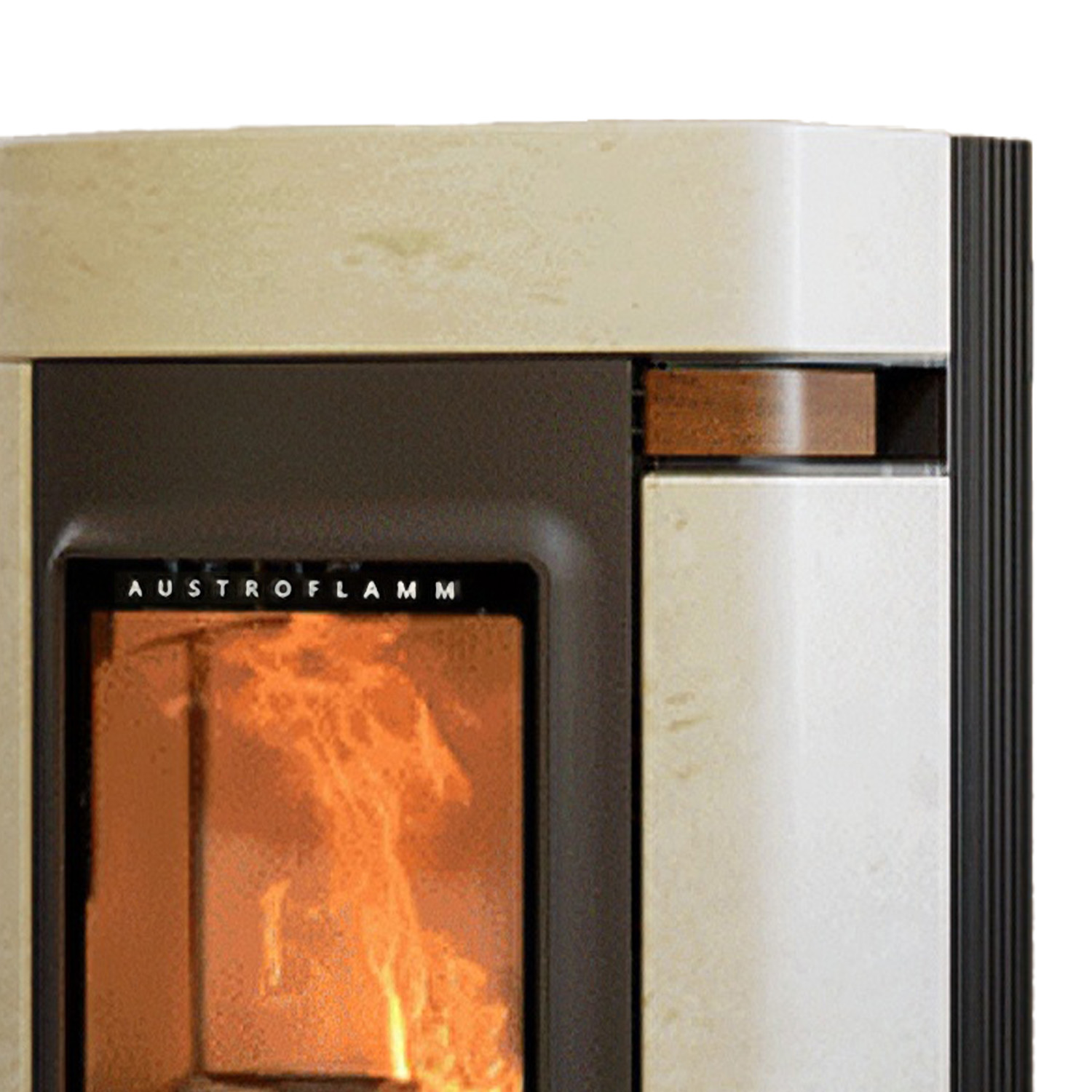 Austroflamm Elisabeth Kaminofen Naturstein Velvet Ivory