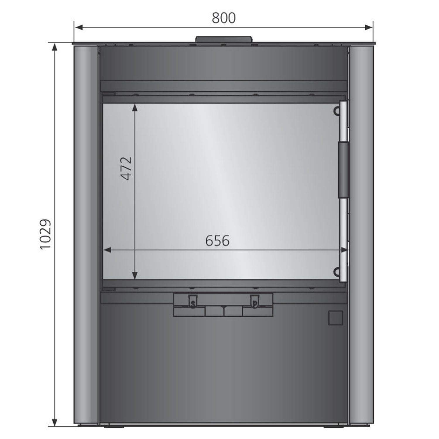 Oranier Feras Kaminofen Stahl Schwarz / Speckstein Oranier Feras Kaminofen Stahl Schwarz / Speckstein