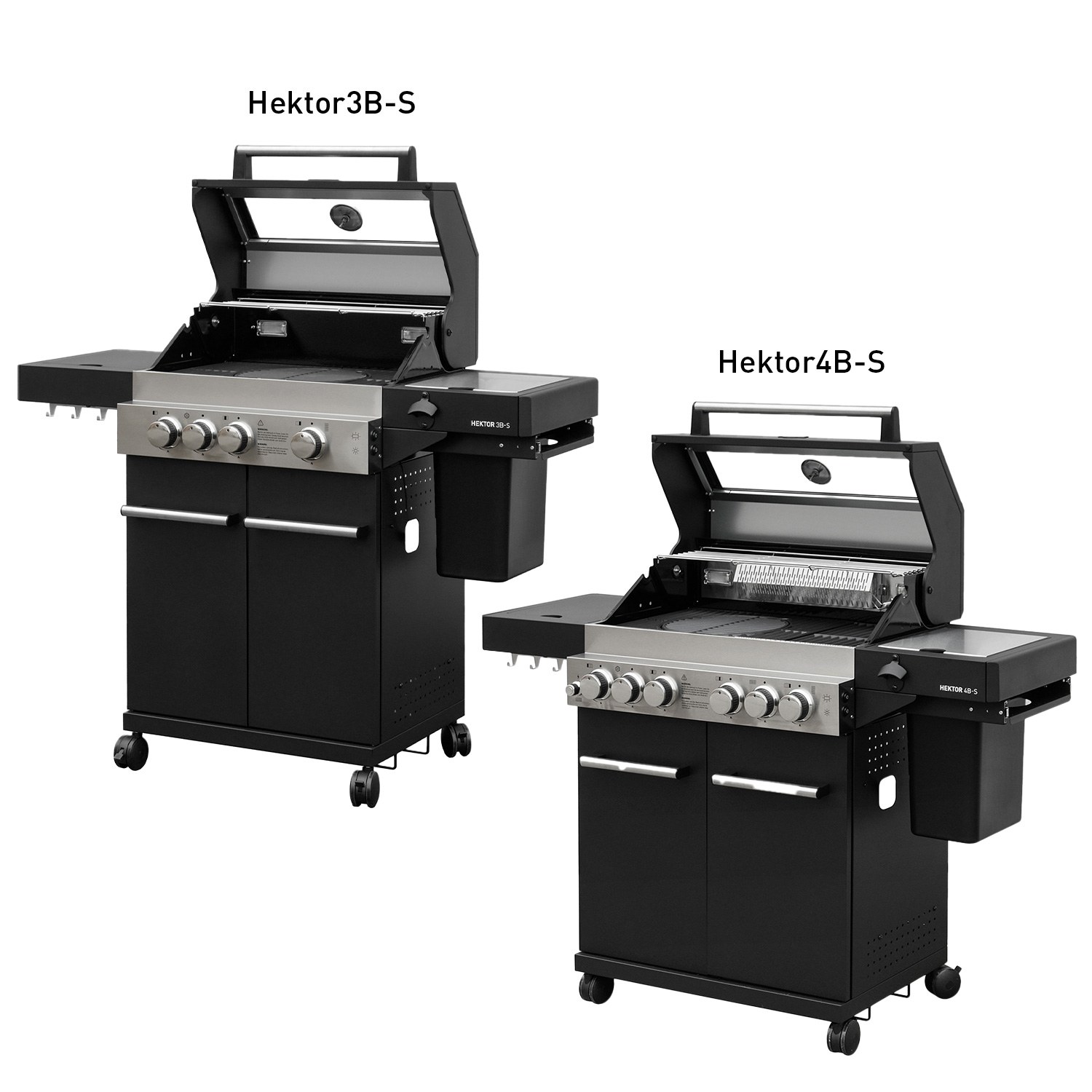 Feuergott Gas-Grillstation Hektor 4B-S inkl. Abdeckhaube