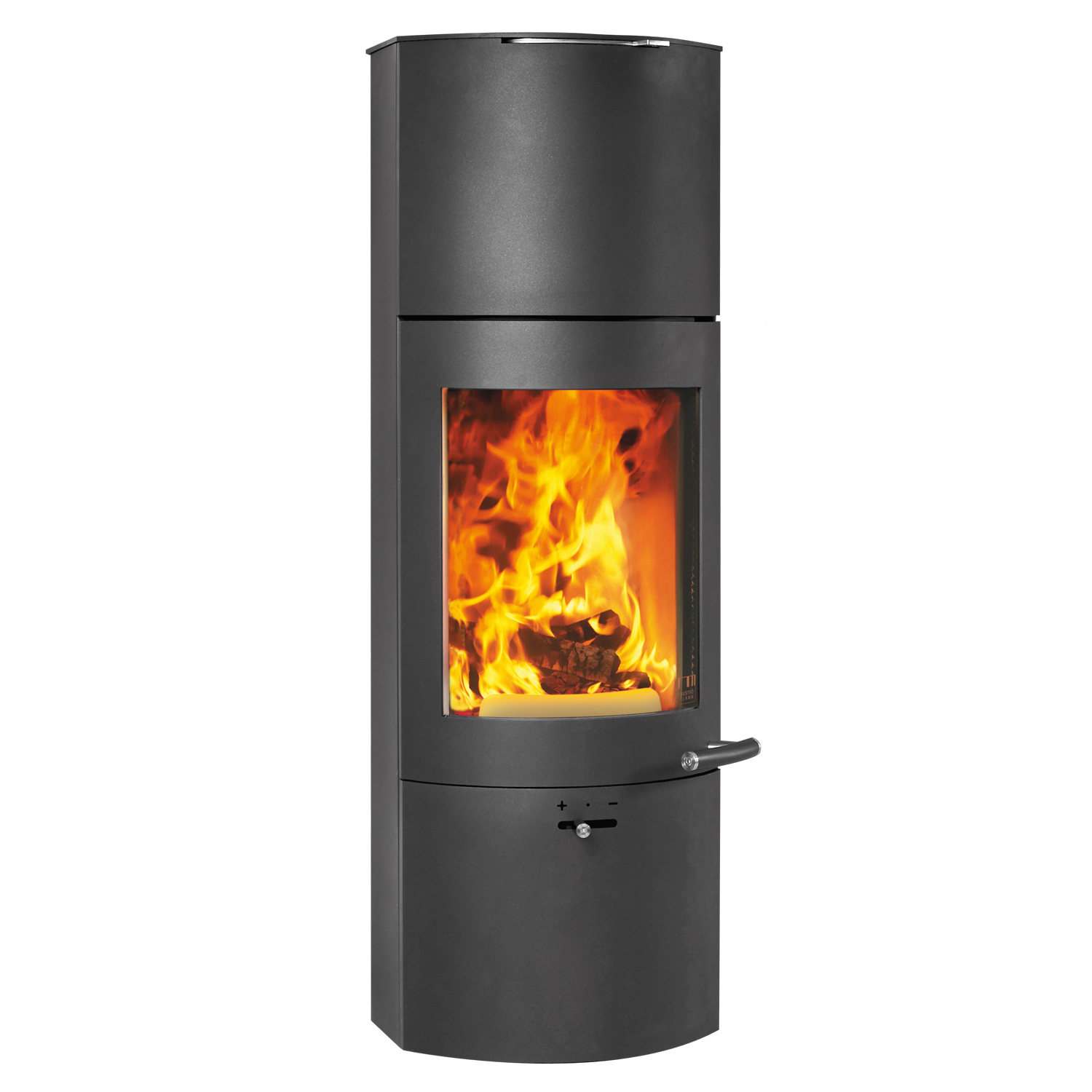 Austroflamm Tower Xtra 2.0 Kaminofen Stahl gussgrau, RR oben oder hinten