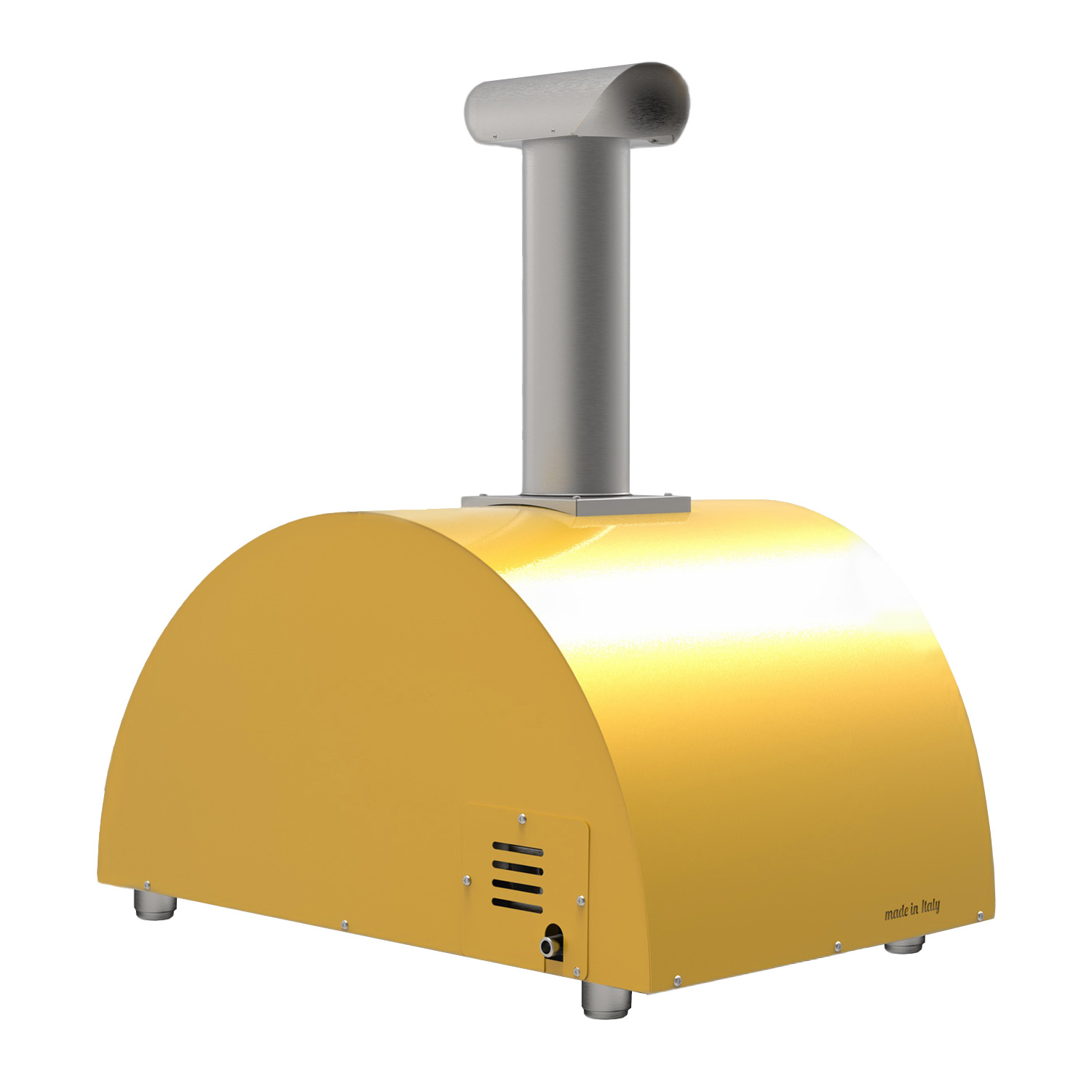 Alfa Moderno 2 Pizze Pizzaofen Hybrid Fire Yellow