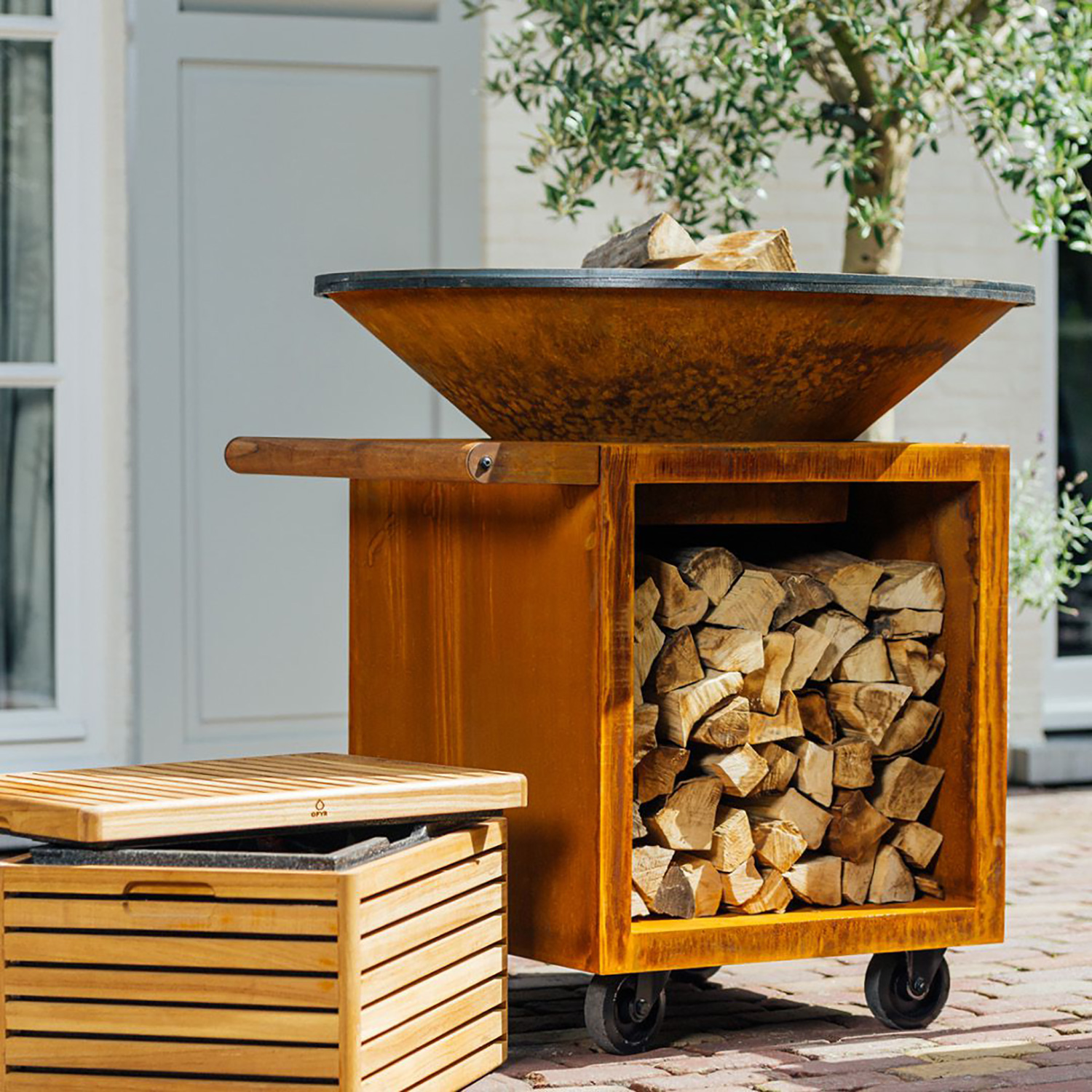 OFYR Classic Storage Corten 100 PRO Grill & Feuerstelle OFYR Classic Storage Corten 100 PRO Grill & Feuerstelle