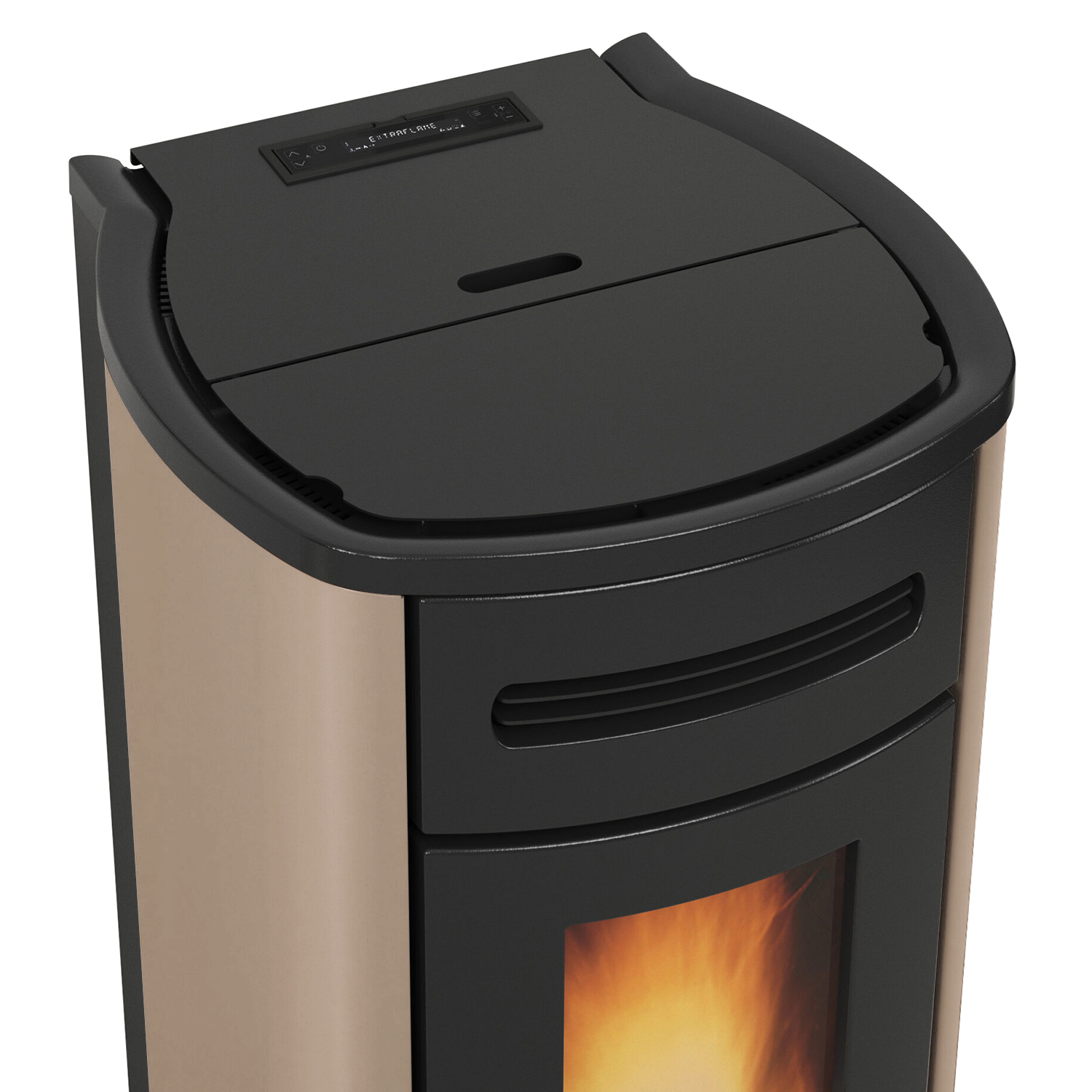 Extraflame Evolution Line Guenda Idro 5.0 Wasserführender Pelletofen Taupe Matt