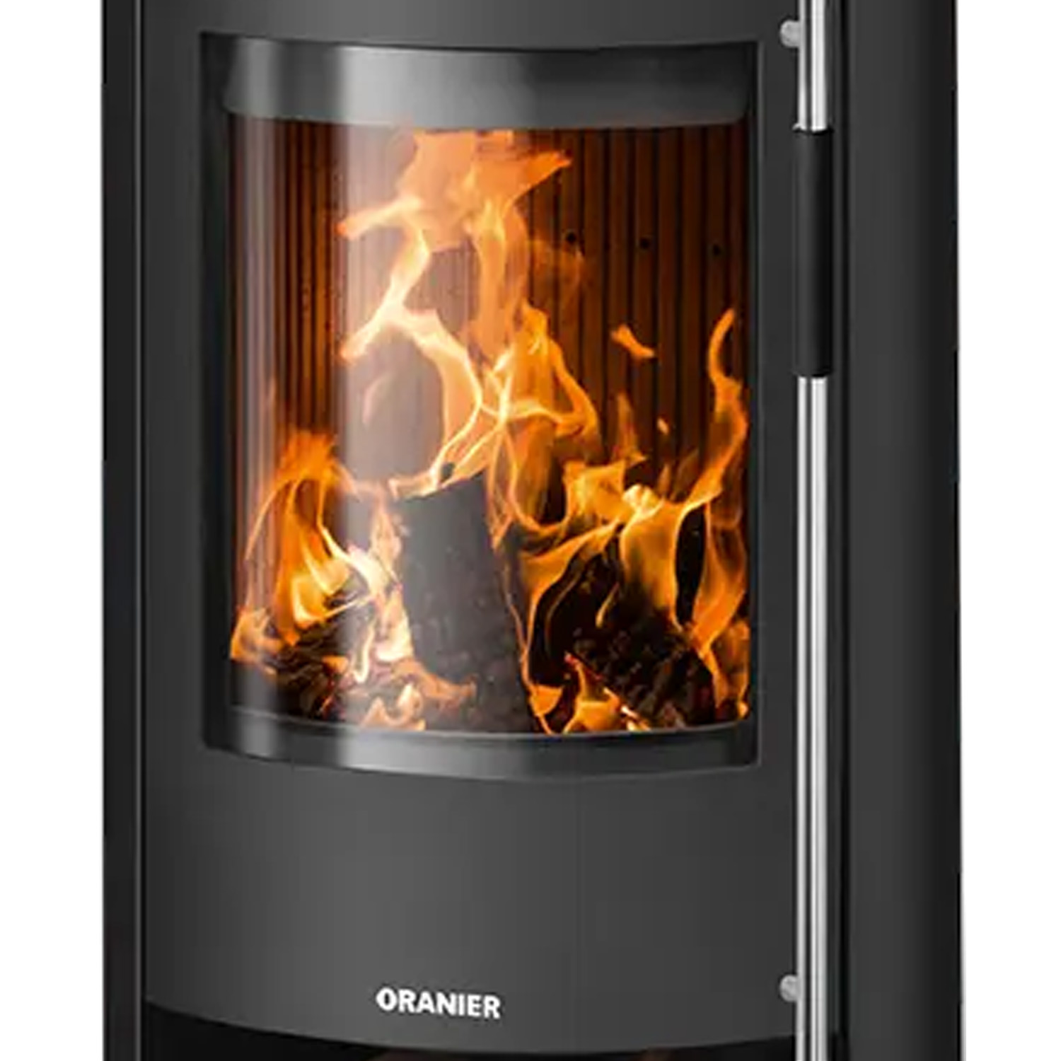 Oranier Polar Neo Aqua wasserführender Kaminofen Stahl Schwarz