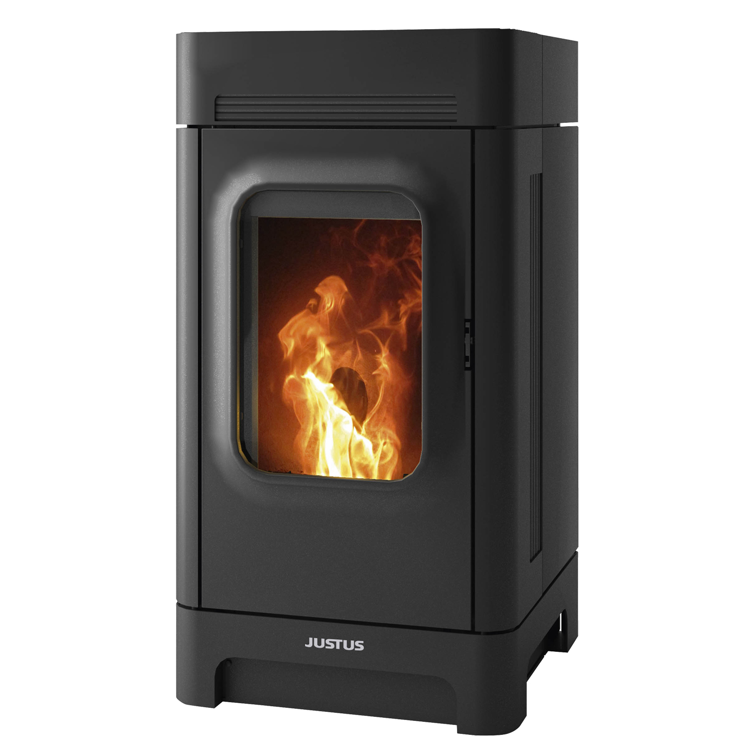 Justus Canis Pelletofen Stahl Schwarz Justus Canis Pelletofen Stahl Schwarz