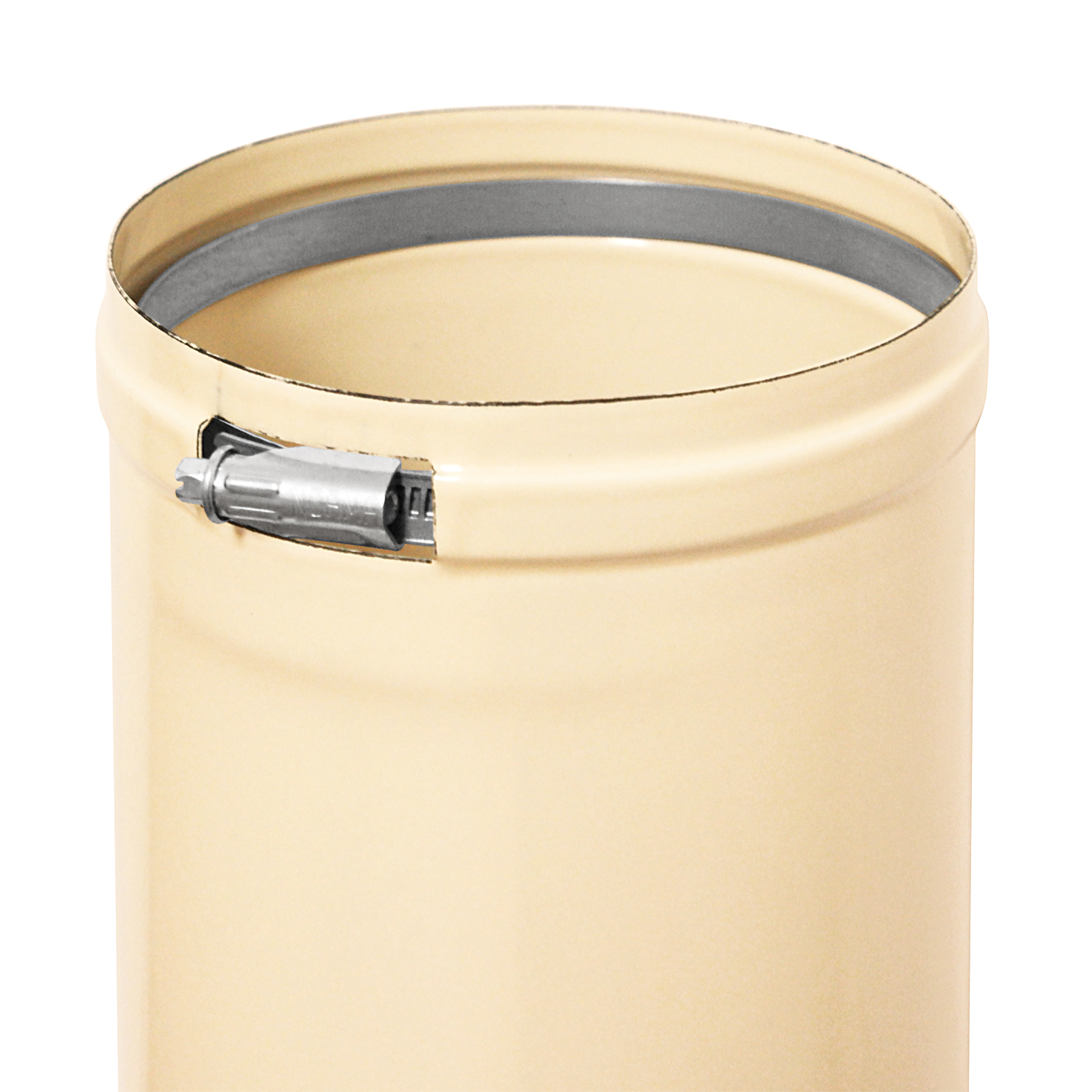 Raik Rauchrohr / Ofenrohr Emaille 130mm - Teleskoprohr Elfenbein Raik Rauchrohr / Ofenrohr Emaille 130mm - Teleskoprohr Elfenbein