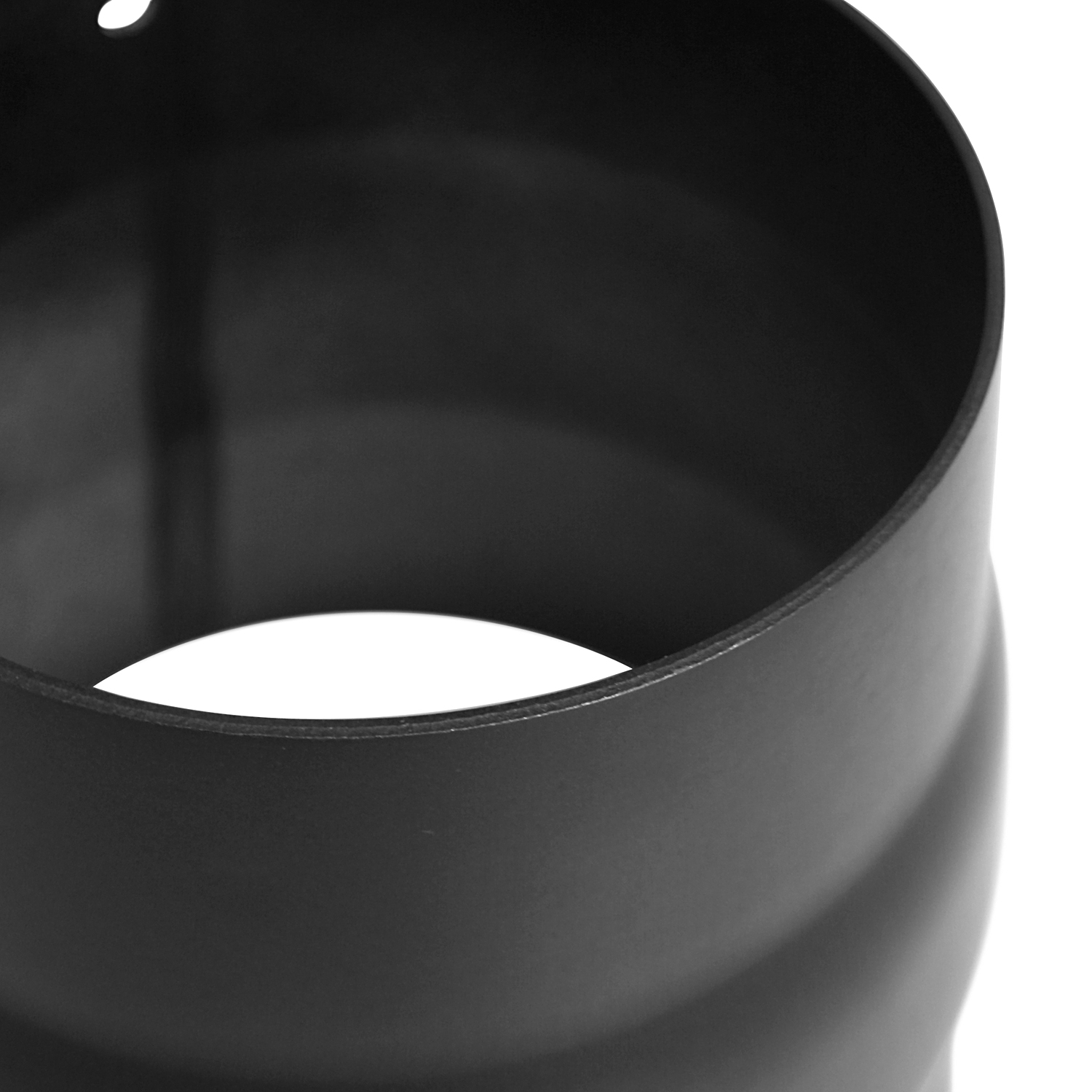 Raik Basic Adapter 130mm schwarz für Rauchrohr / Ofenrohr