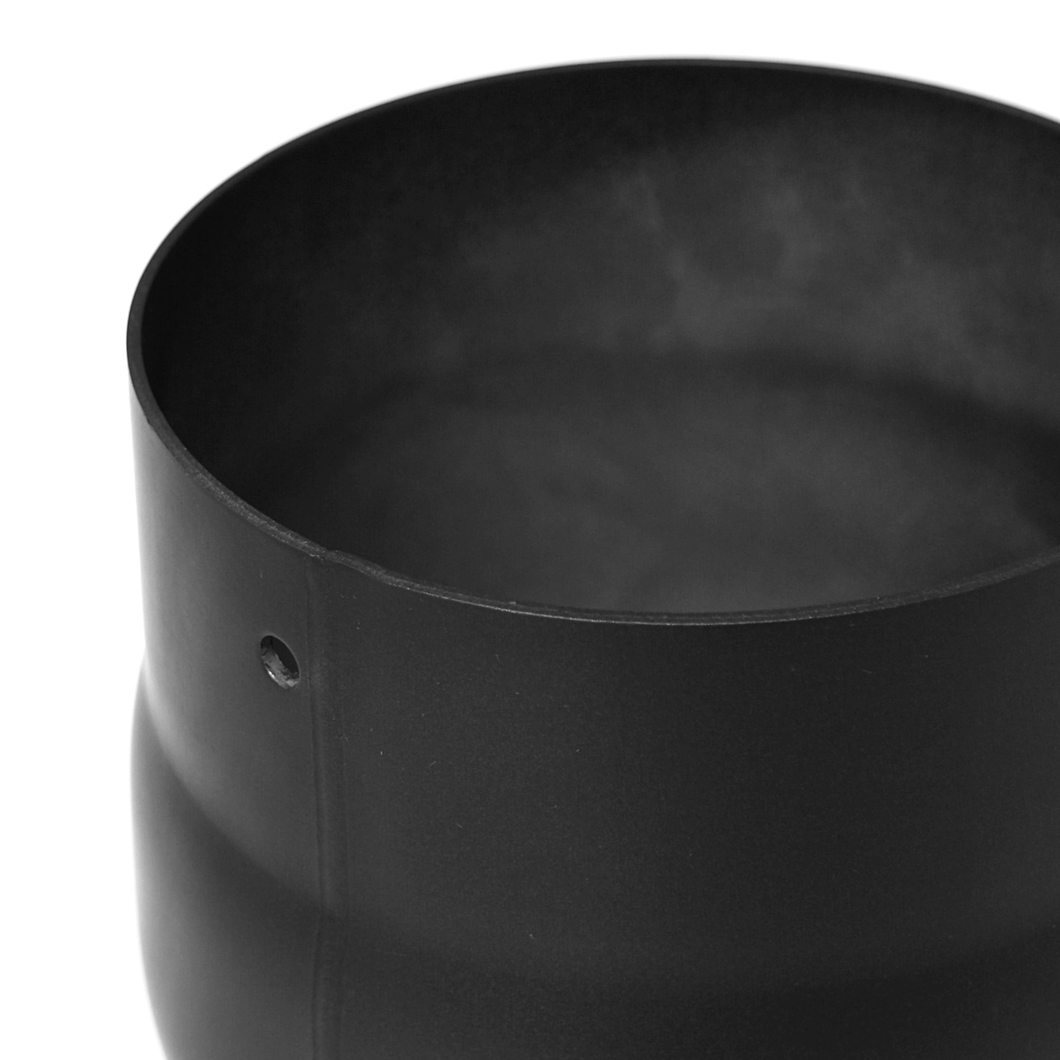 Raik Basic Adapter 130mm schwarz für Rauchrohr / Ofenrohr