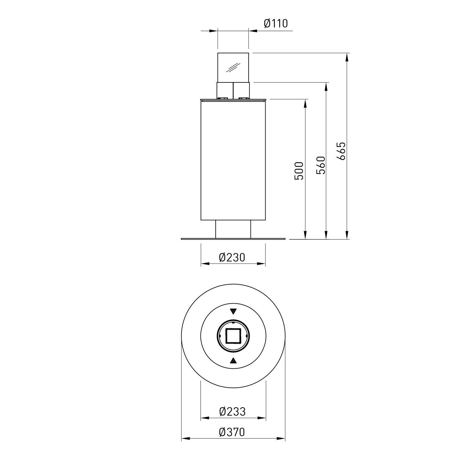 GRDN Kalayo tubo S Feuersäule Edelstahl GRDN Kalayo tubo S Feuersäule Edelstahl
