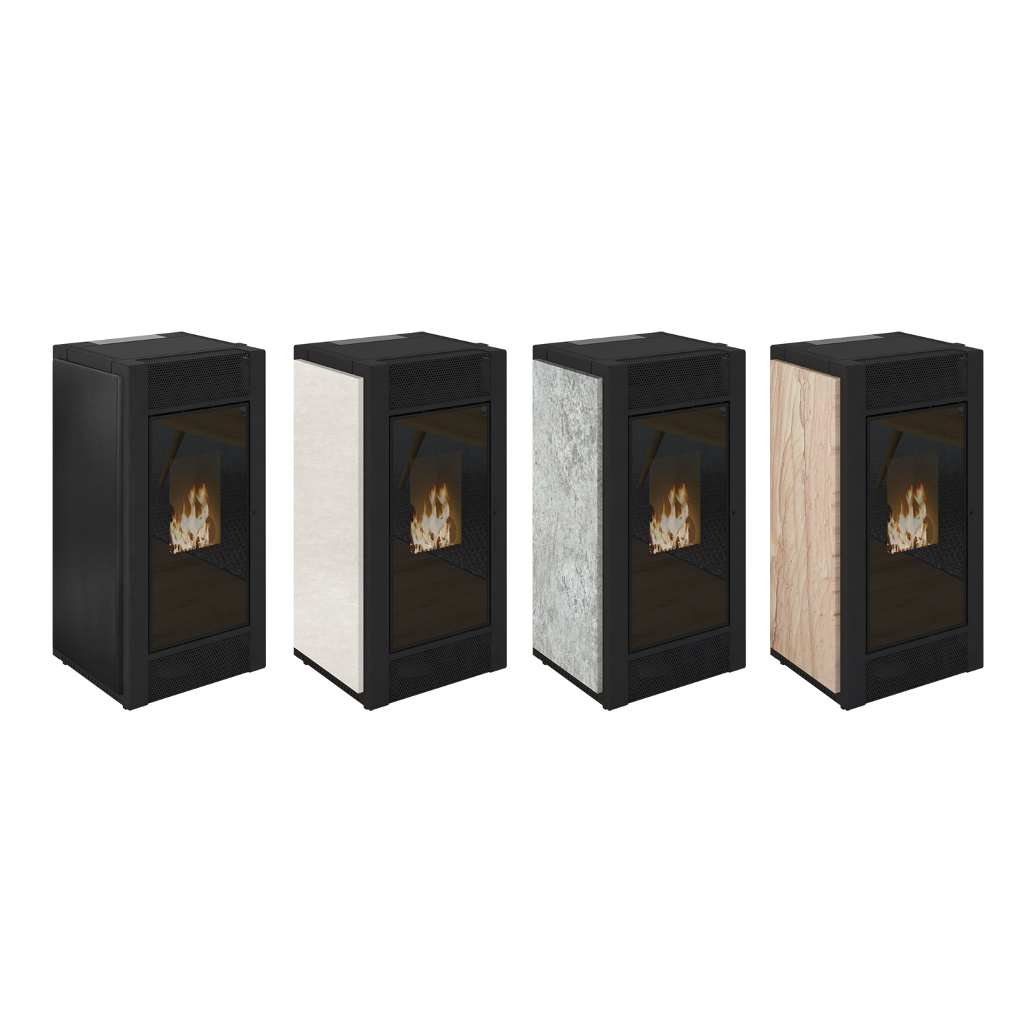 Königshütte Lima Pelletofen Stahl Schwarz Königshütte Lima Pelletofen Stahl Schwarz