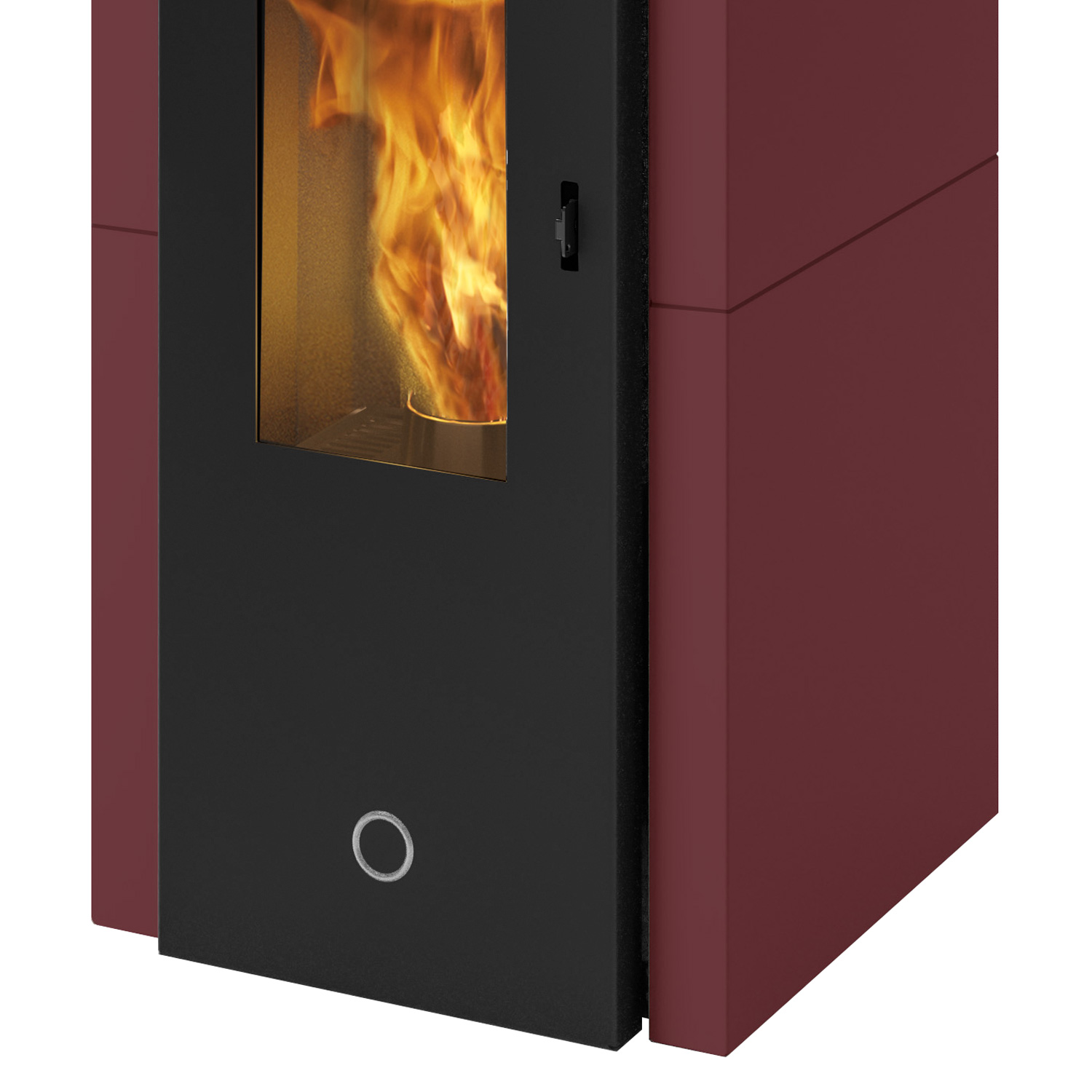 EK63 Zone 80 Evo Pelletofen Stahl bordeaux