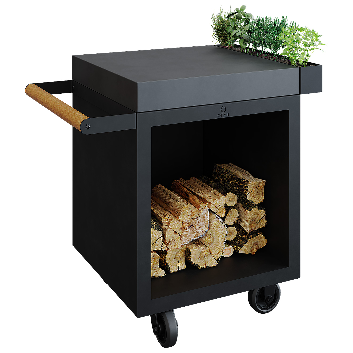 OFYR Mise en Place Table Black 65 PRO Keramik Dunkelgrau