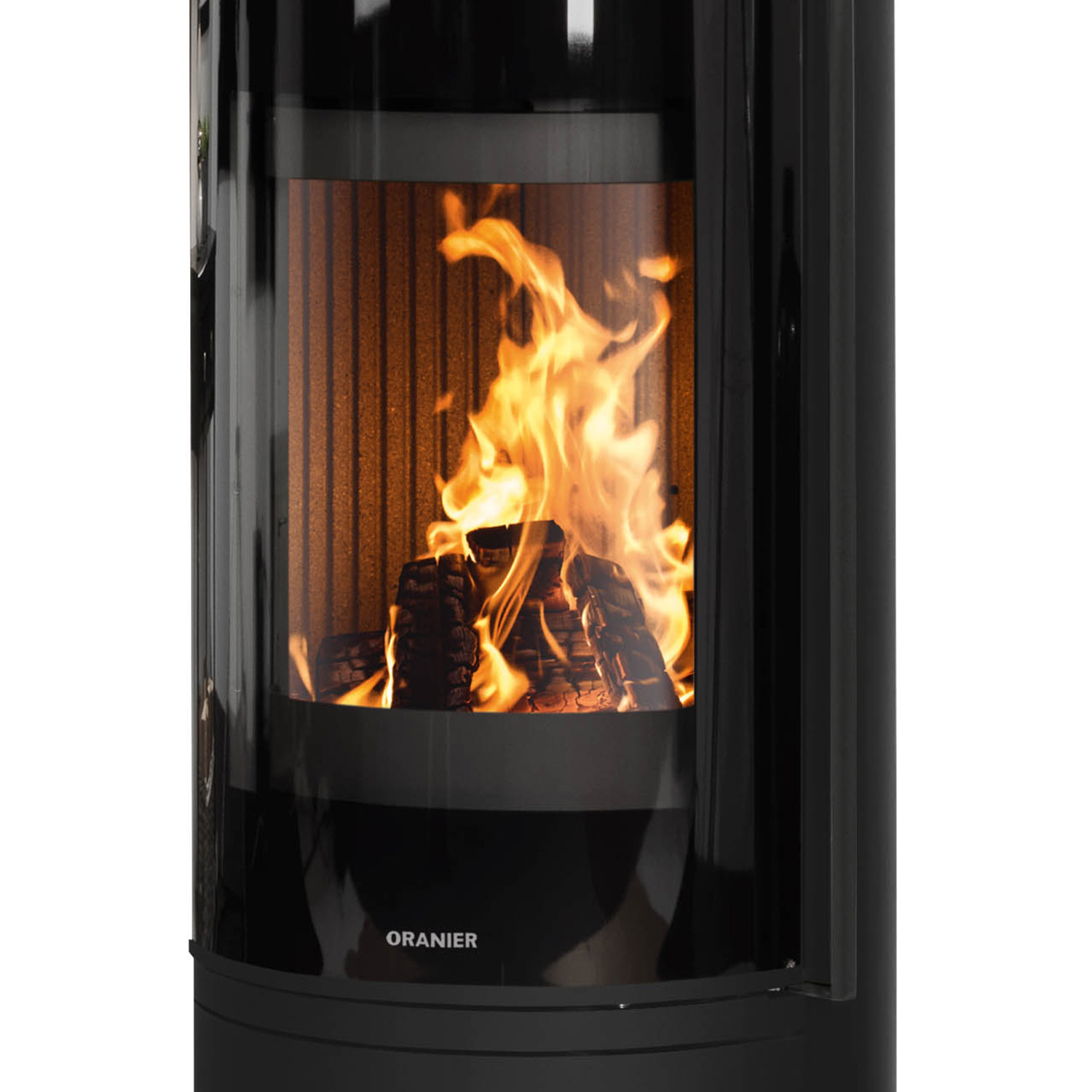 Oranier Arena W+ 2.0 Kaminofen Stahl Schwarz mit Abdeckplatte Glas