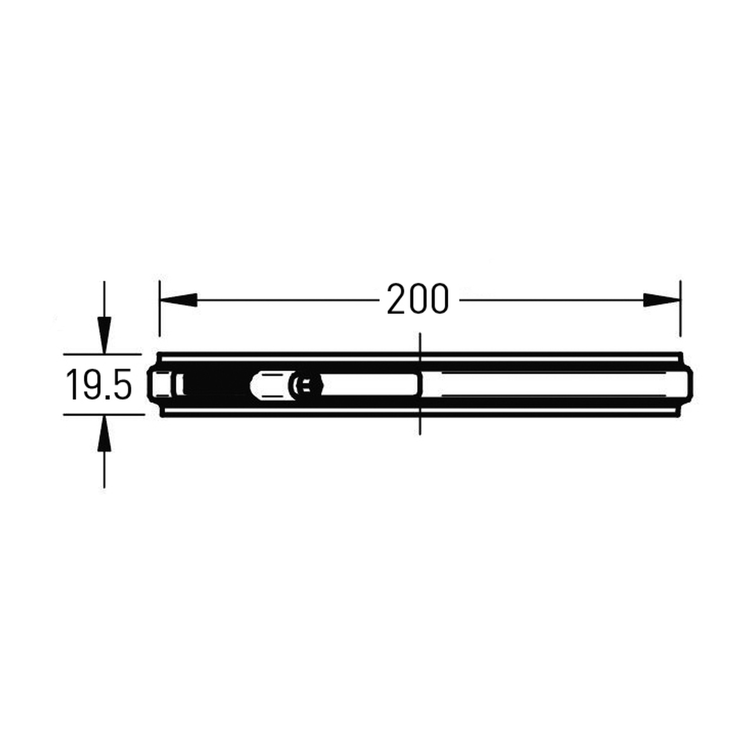 LEWO Schornstein einwandig 200 mm Spannband