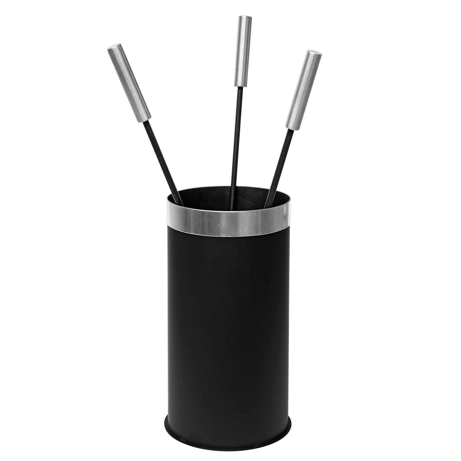 Raik Kaminbesteck Edgar, 3-teilig, schwarz, Edelstahlgriffe, 31 cm Raik Kaminbesteck Edgar, 3-teilig, schwarz, Edelstahlgriffe, 31 cm