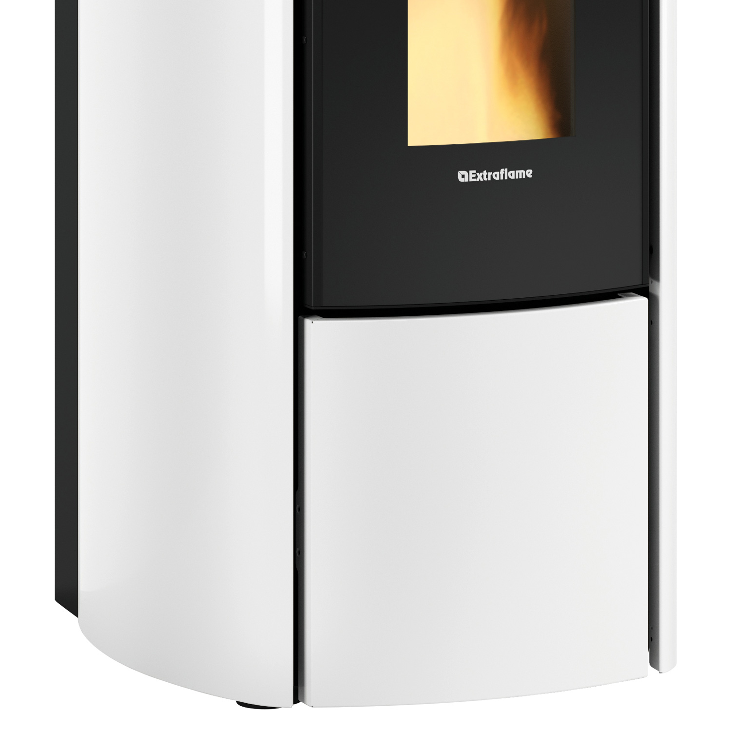 Extraflame Evolution Line Katia 9 Pelletofen Stahl Weiß Extraflame Evolution Line Katia 9 Pelletofen Stahl Weiß