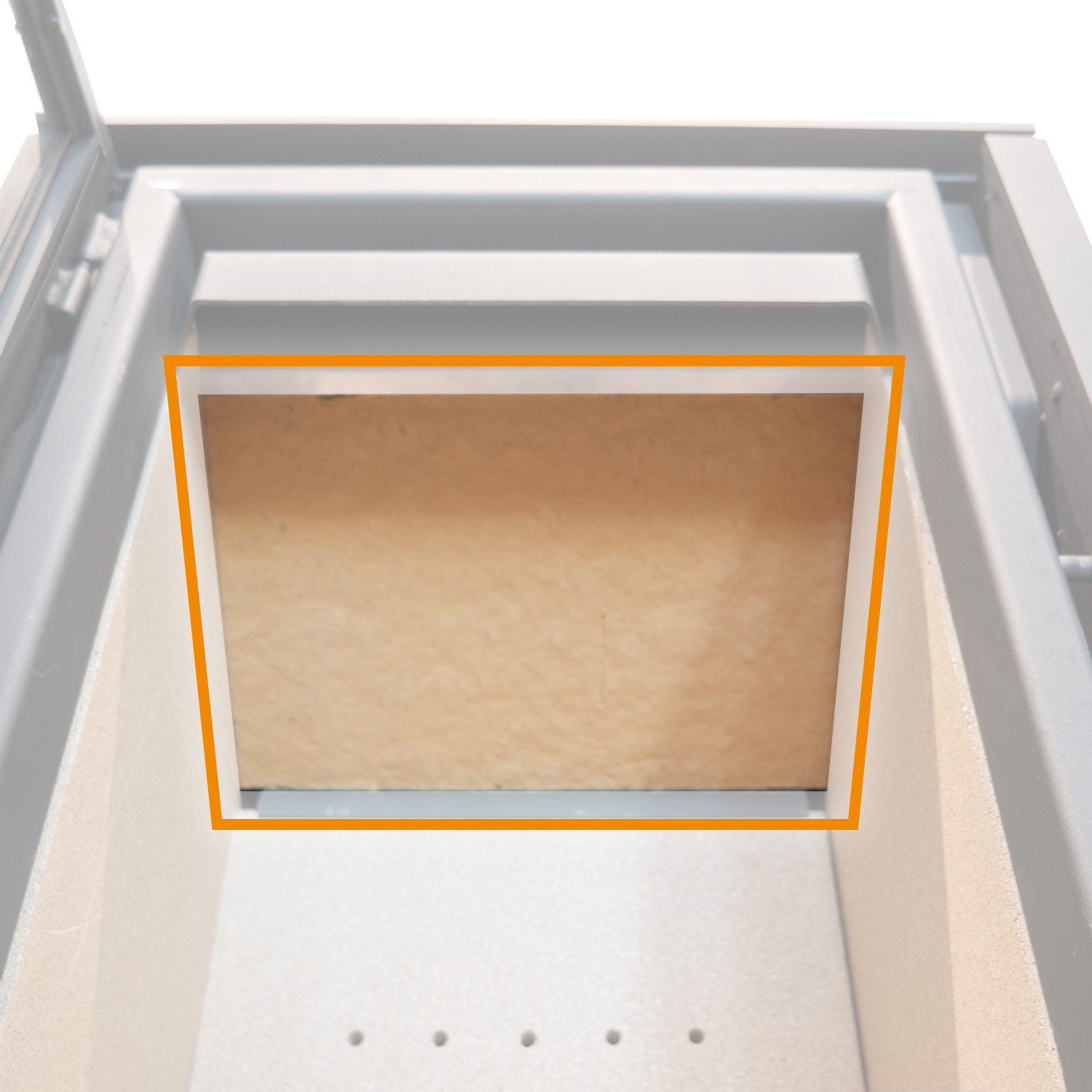 Ersatzteil - Schmitzker Cuby Kaminofen - Rauchumlenkplatte Vermiculite (für Cuby/Cuby Air 6/Cuby Air 8)