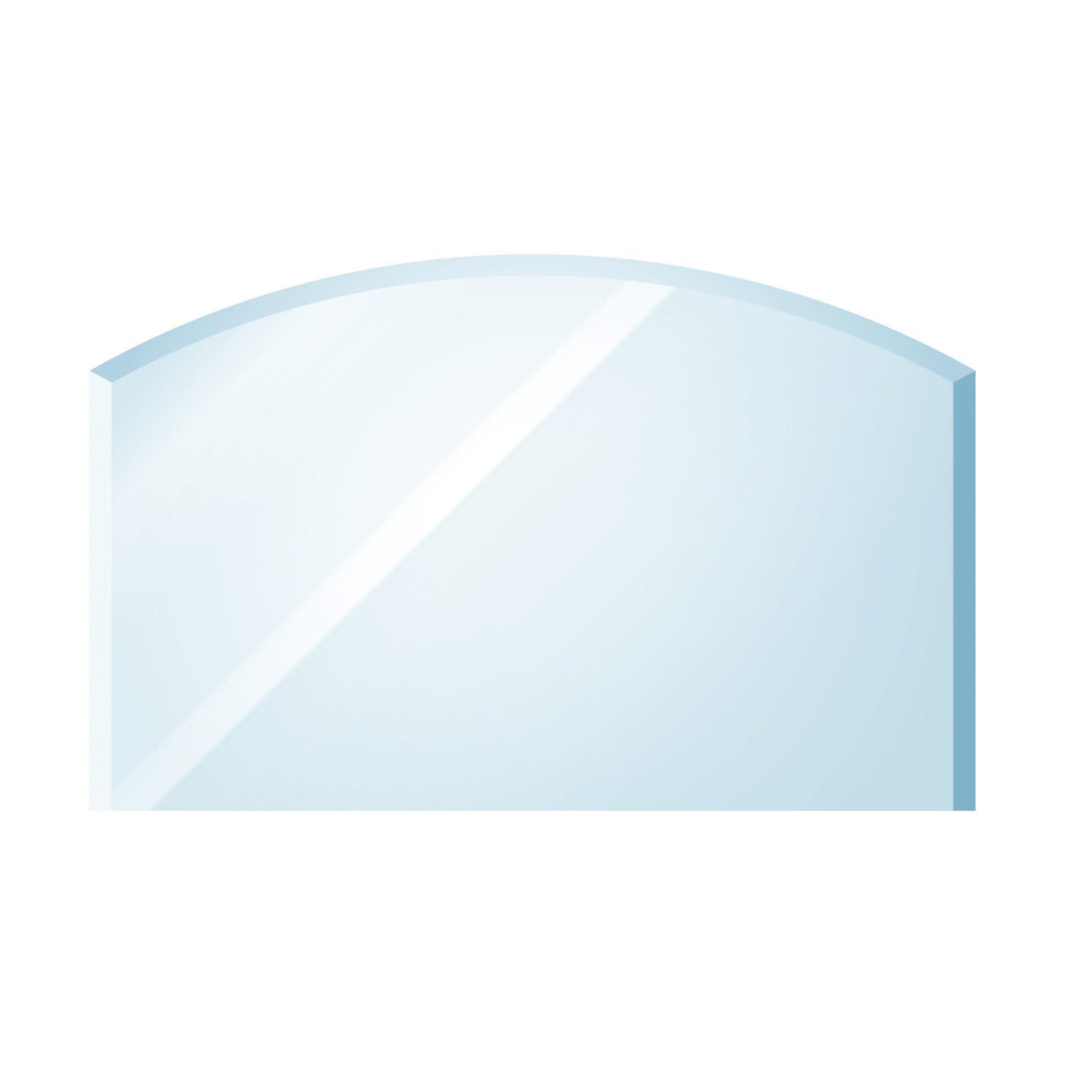 Raik Kamin Glasplatte Zunge flach 3 inkl. Facette Raik Kamin Glasplatte Zunge flach 3 inkl. Facette