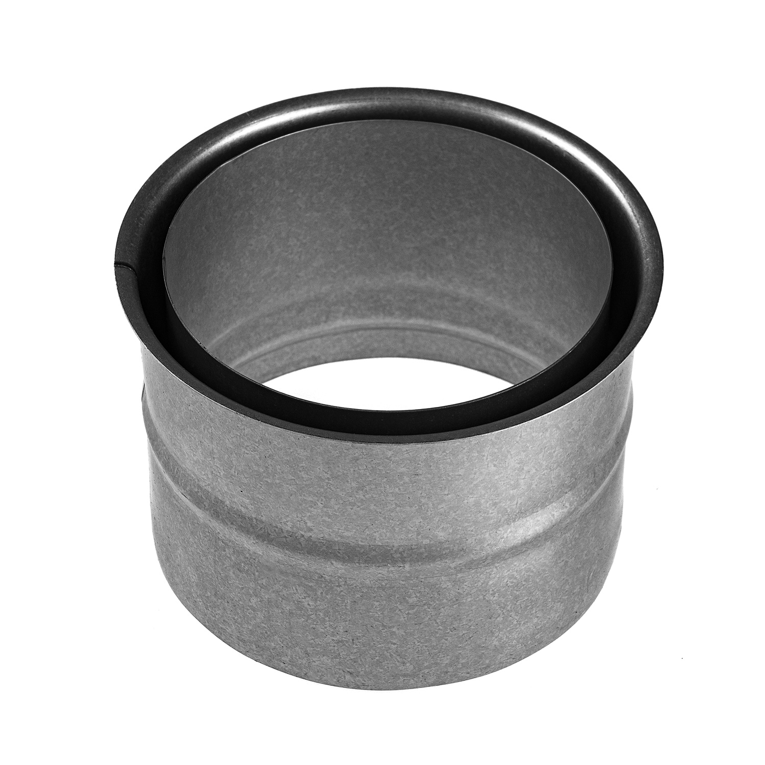 Raik Basic Rauchrohrbogen-Set 130mm schwarz 2-teilig eckig R B-Ware