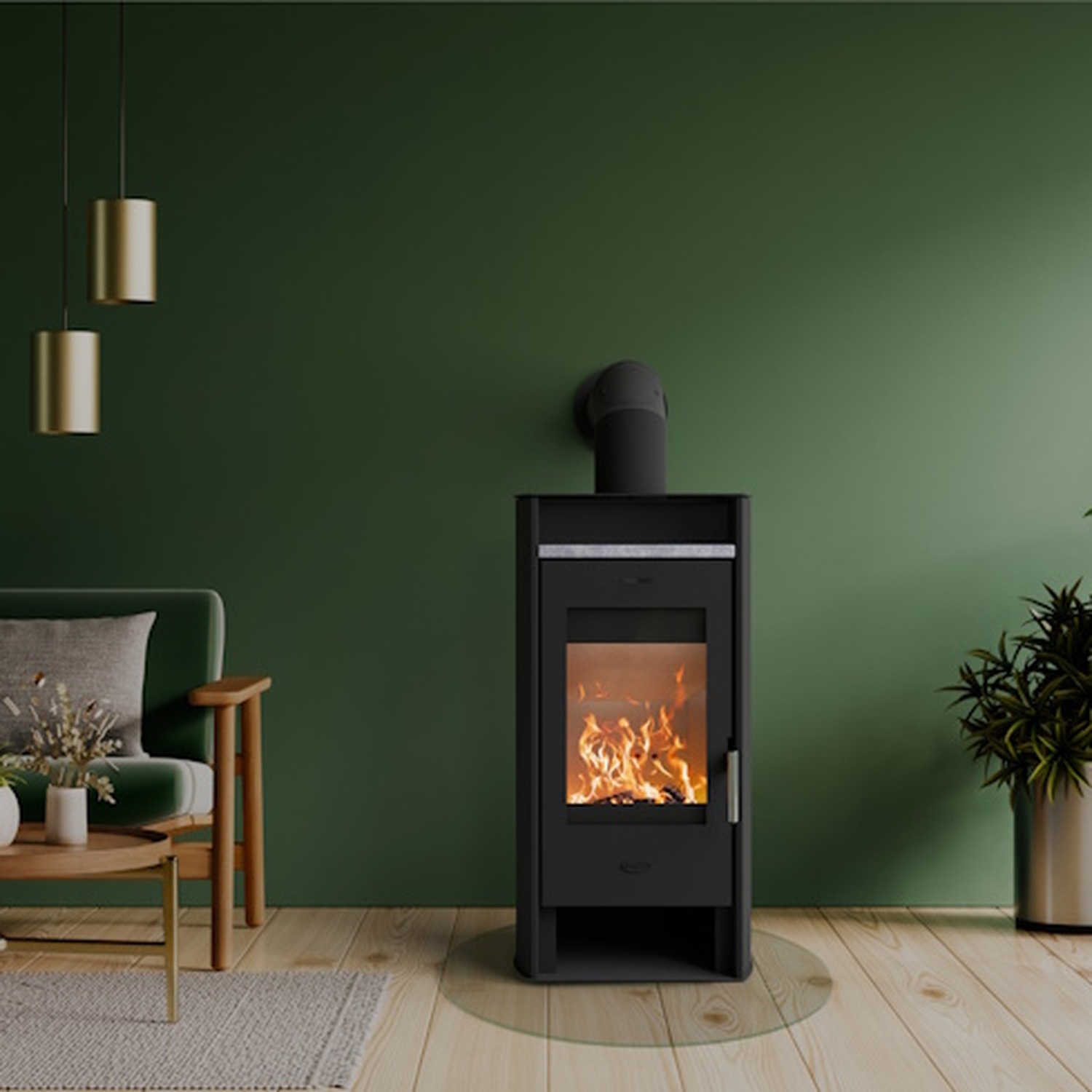 Fireplace Santa Fe Kaminofen Stahl