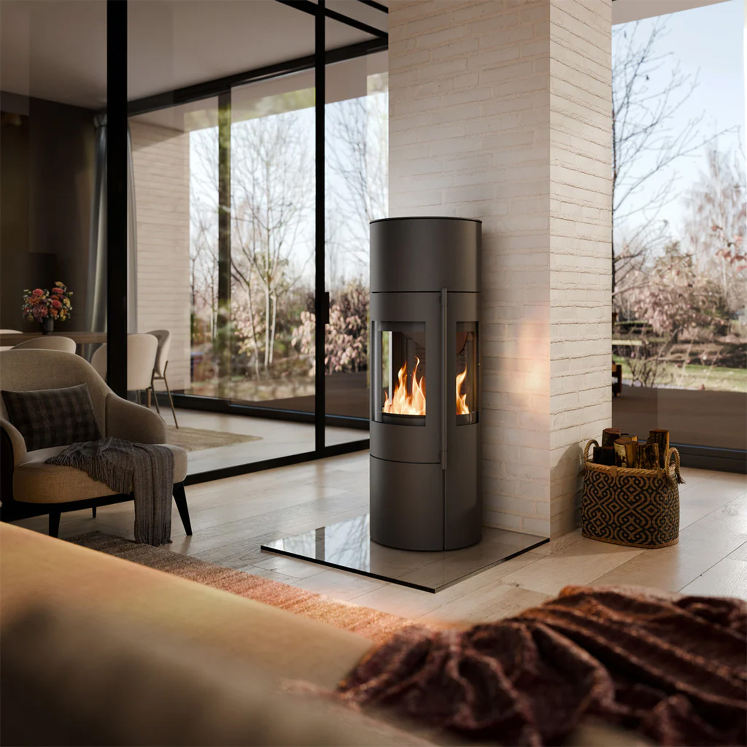 Haas+Sohn P+ Kaminofen LUMINUS. l HSC*