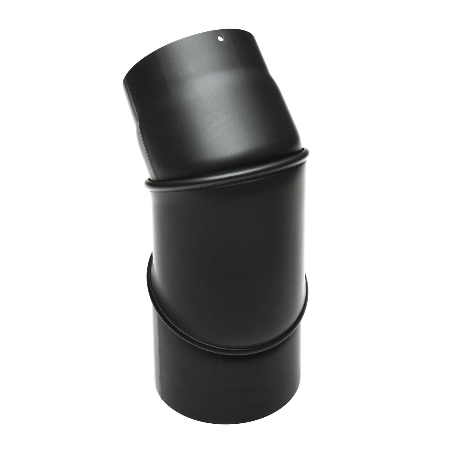 Raik Basic Rauchrohrbogen 160mm schwarz 0–90° ohne Tür für Rauchrohr / Ofenrohr