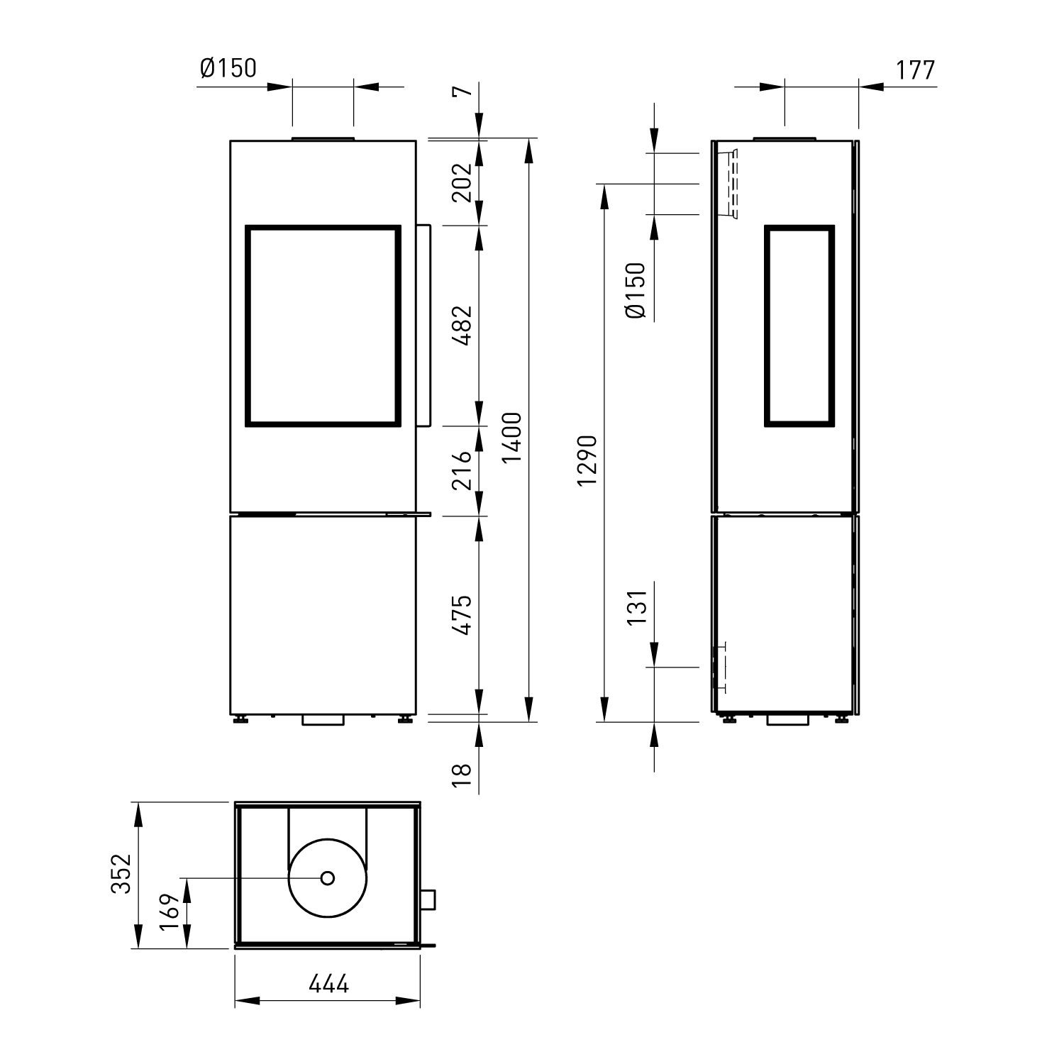 Spartherm SEO L leva Kaminofen Titan