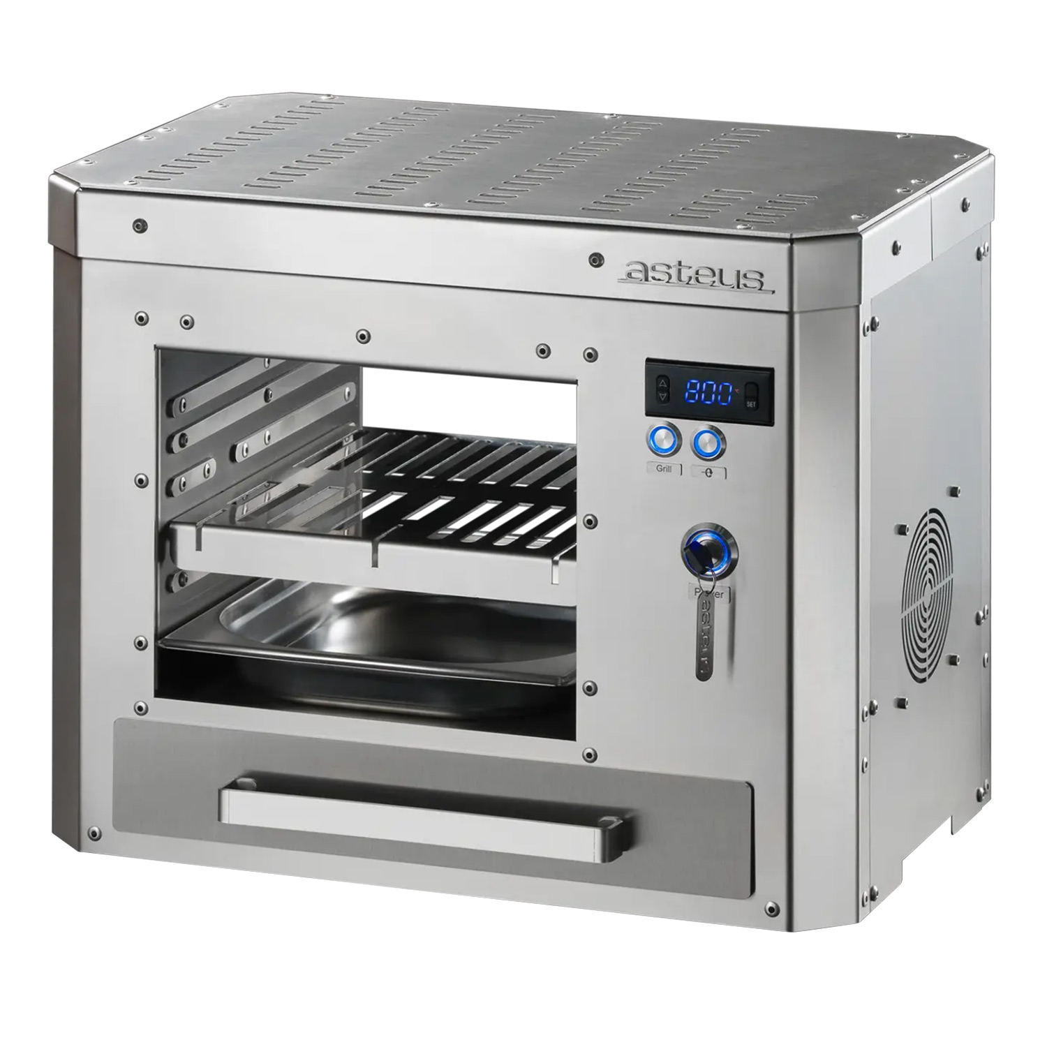 Asteus Tarso 800° Lifestyle Grill Edelstahl inkl. Abdeckhaube Asteus Tarso 800° Lifestyle Grill Edelstahl inkl. Abdeckhaube