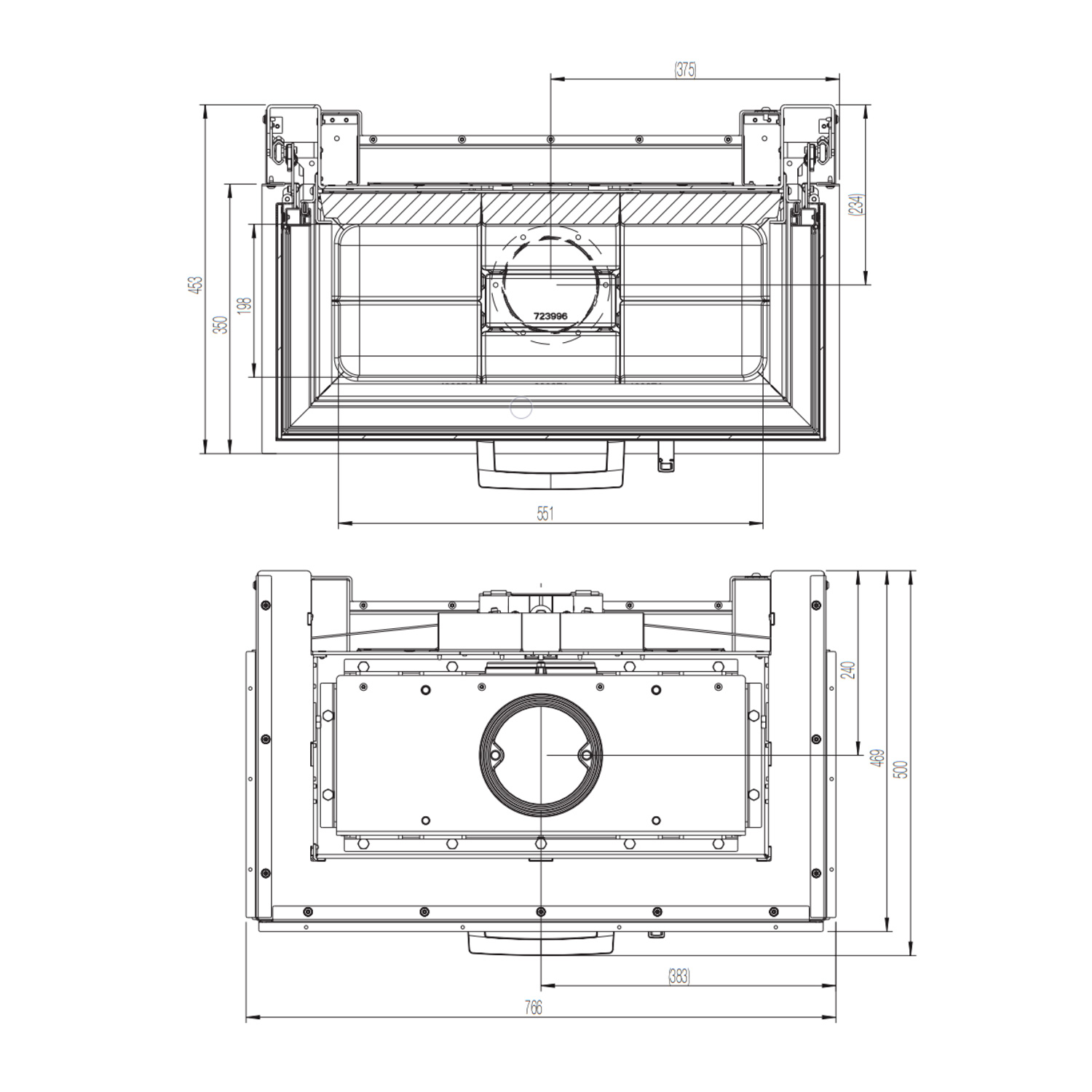 Austroflamm 75 x 35 x 45 S3 2.0 Kamineinsatz